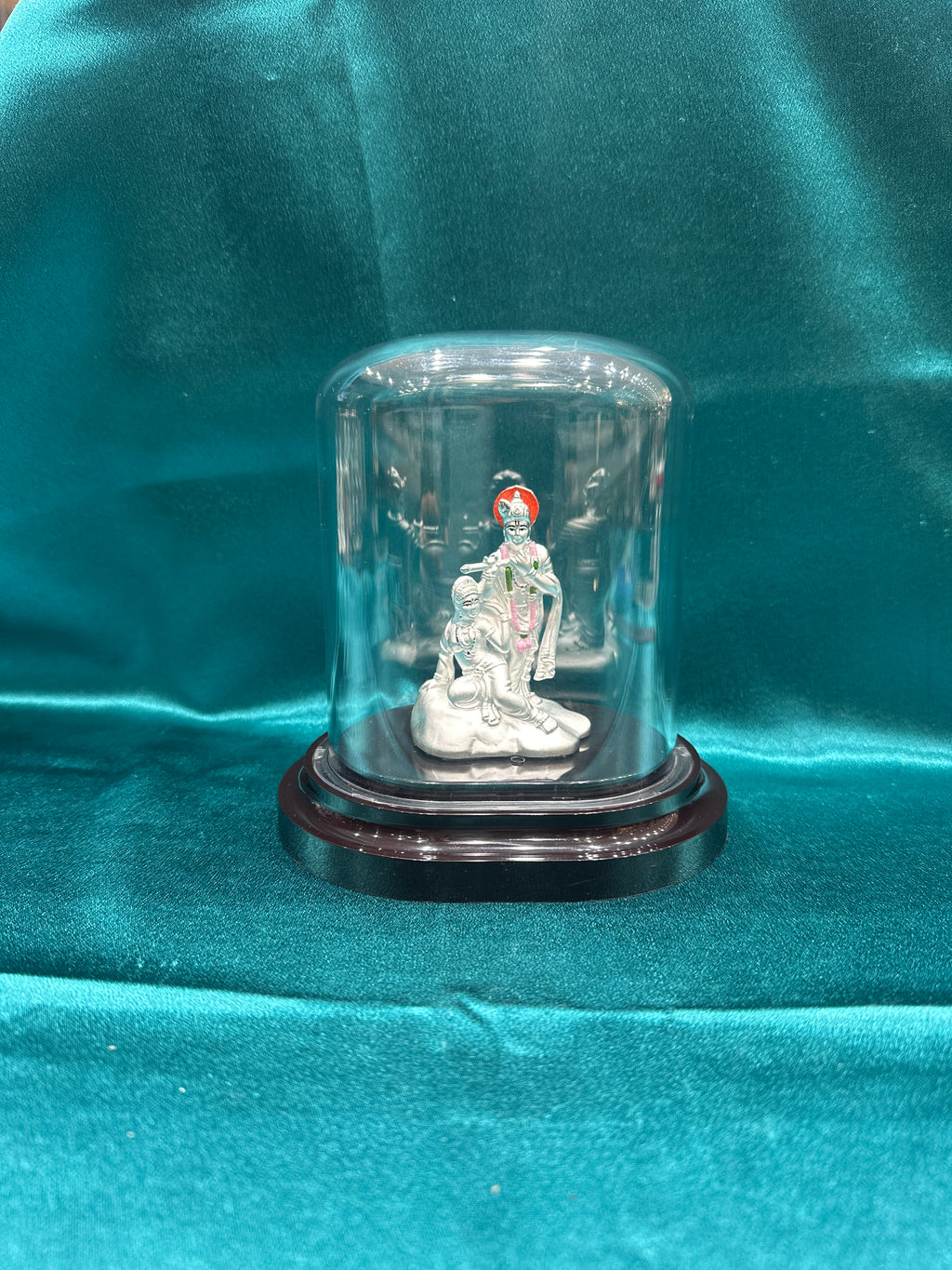Pure Silver Radha Krishna Ji Idol (Murti)