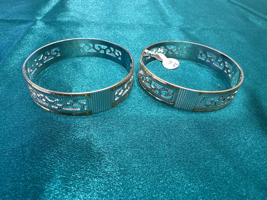 Designer Silver Bangles