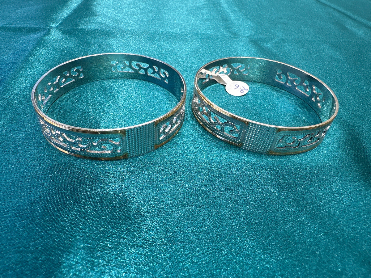 Designer Silver Bangles