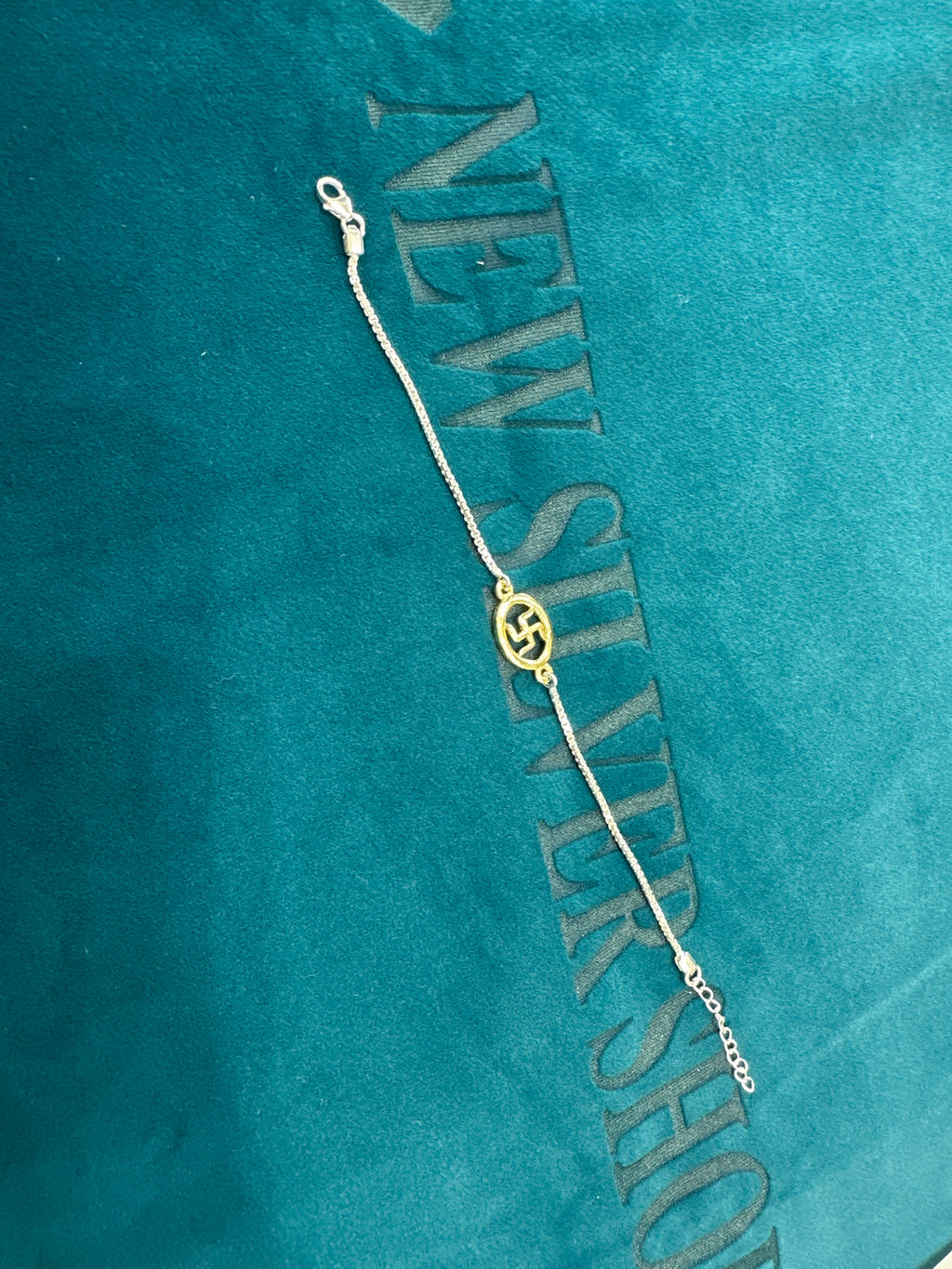 Silver Fancy Rakhi