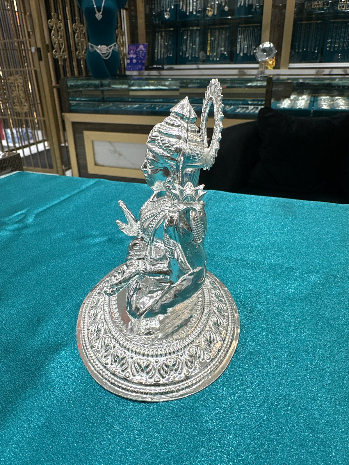Silver Lakshmi Ji Idol