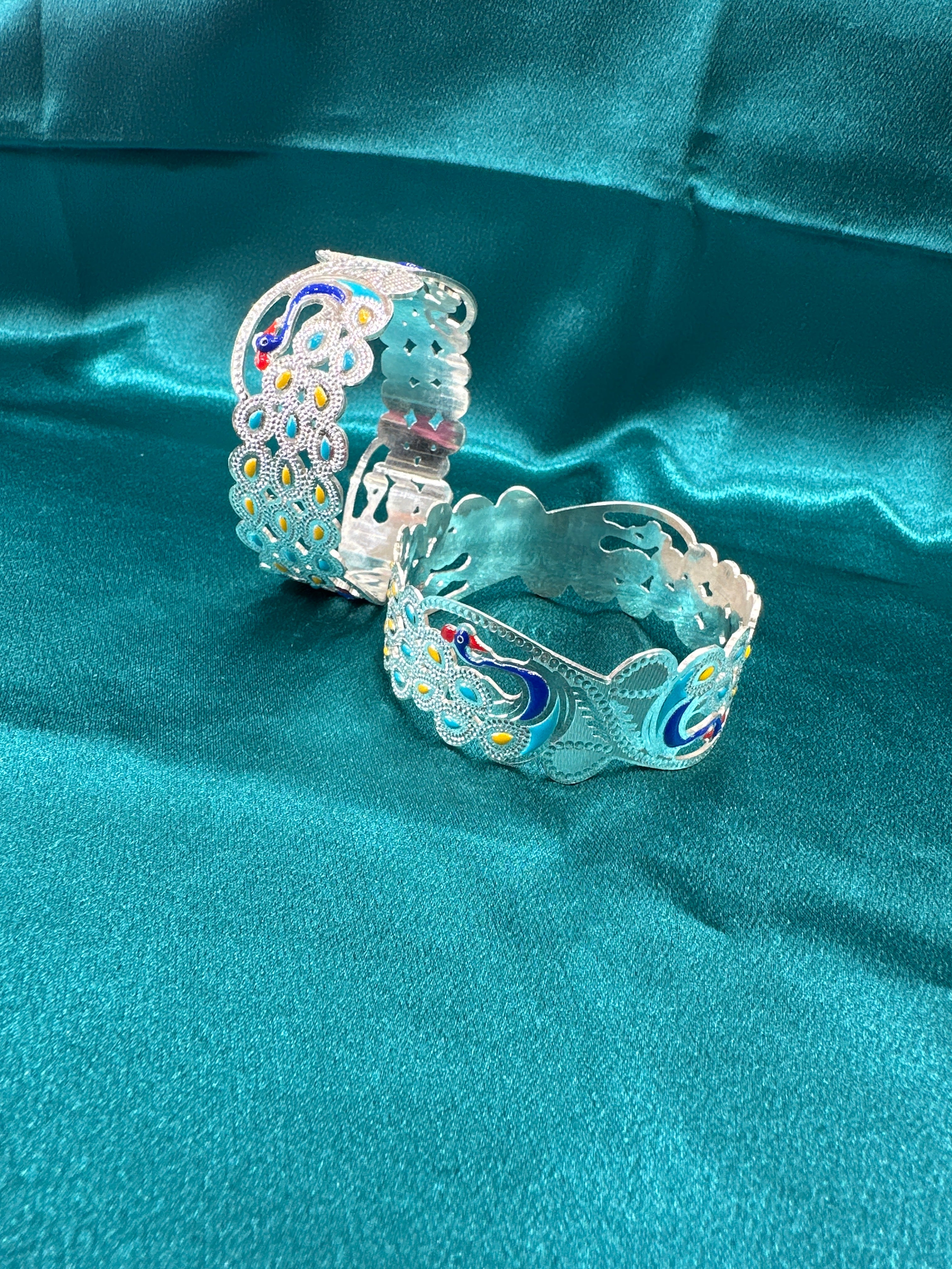 Designer Silver Bangles