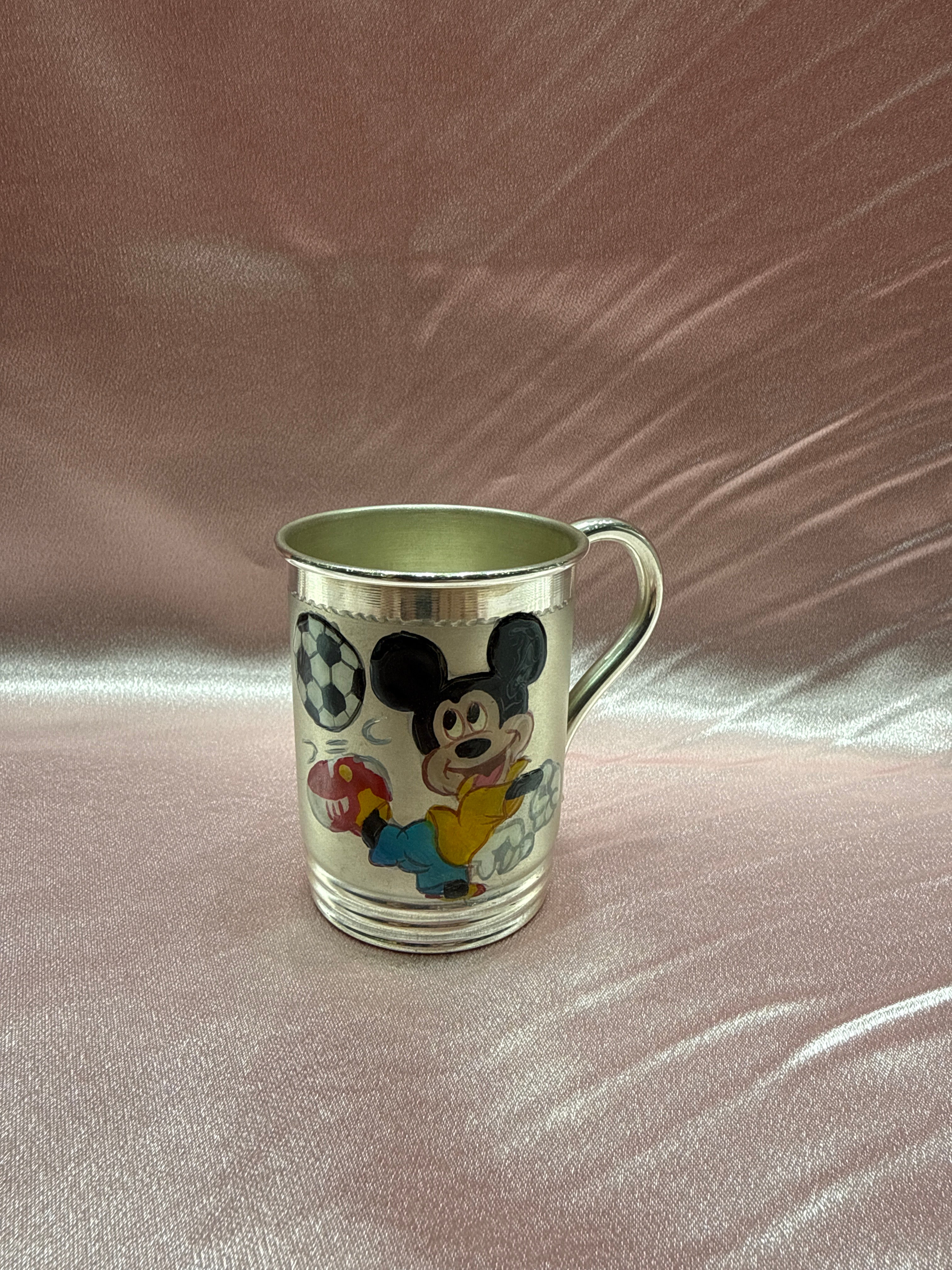 Medium weight kids silver cup