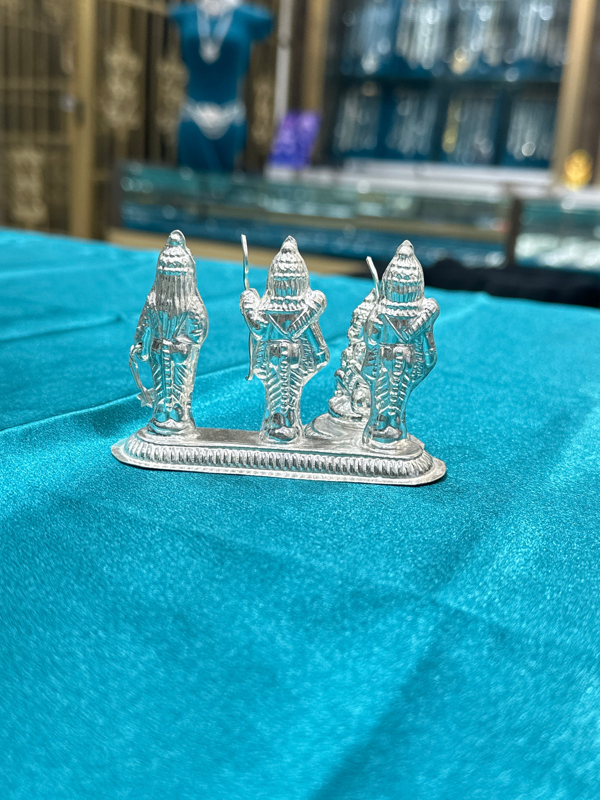 Silver Ram Parivar Ji Idol