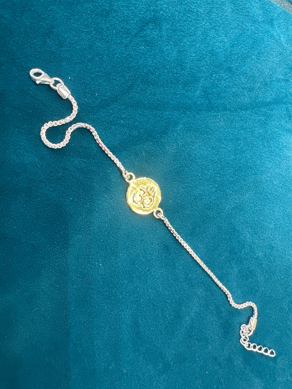 Silver Fancy Rakhi