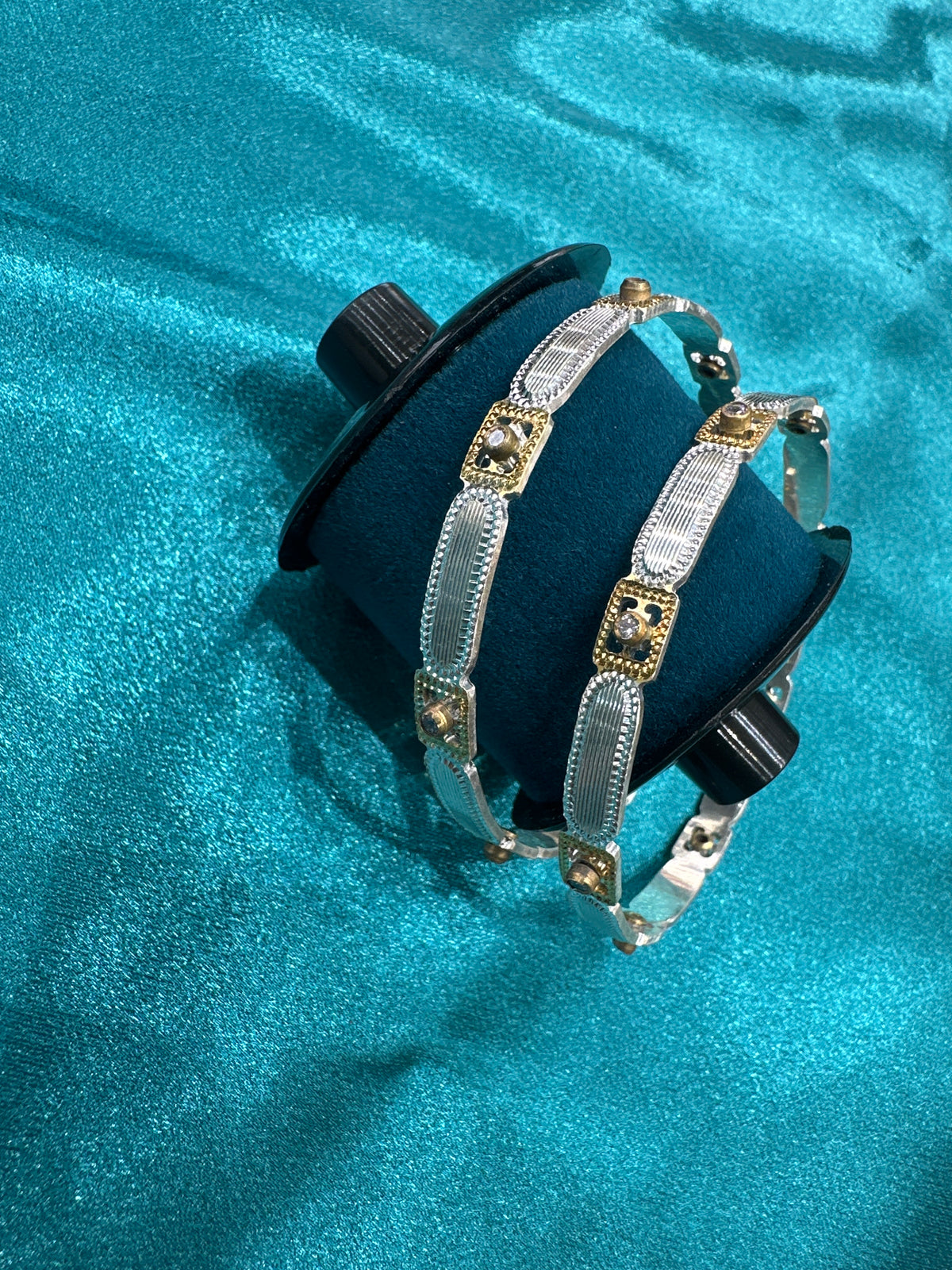 Designer Silver Bangles
