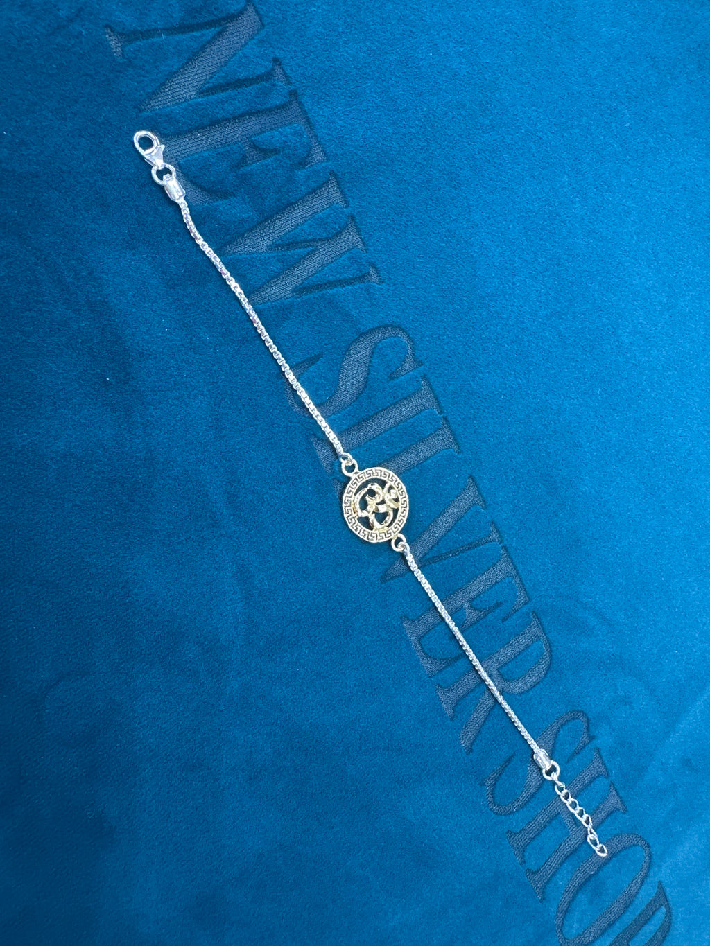 Silver Fancy Rakhi