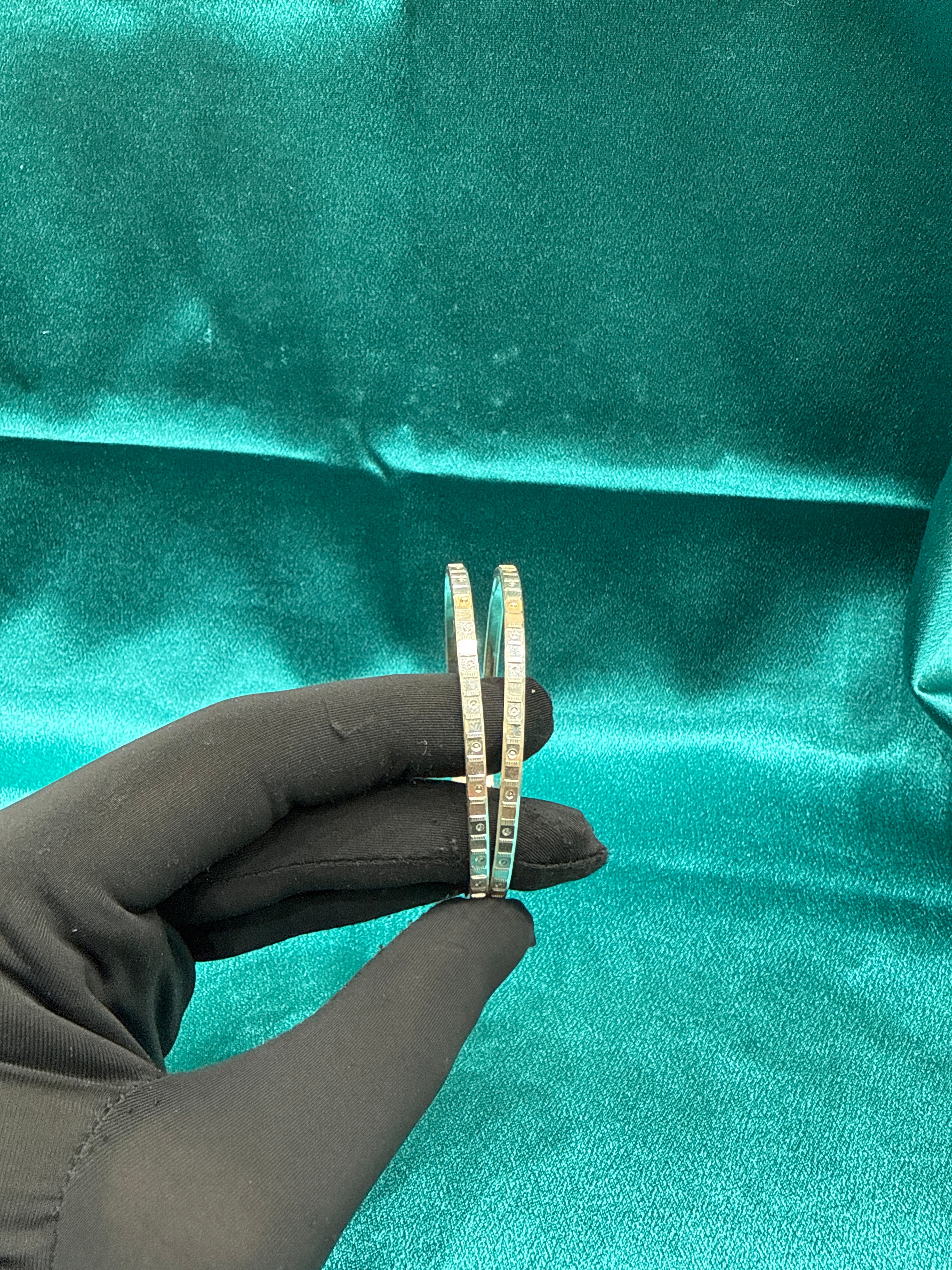 Designer Silver Bangles