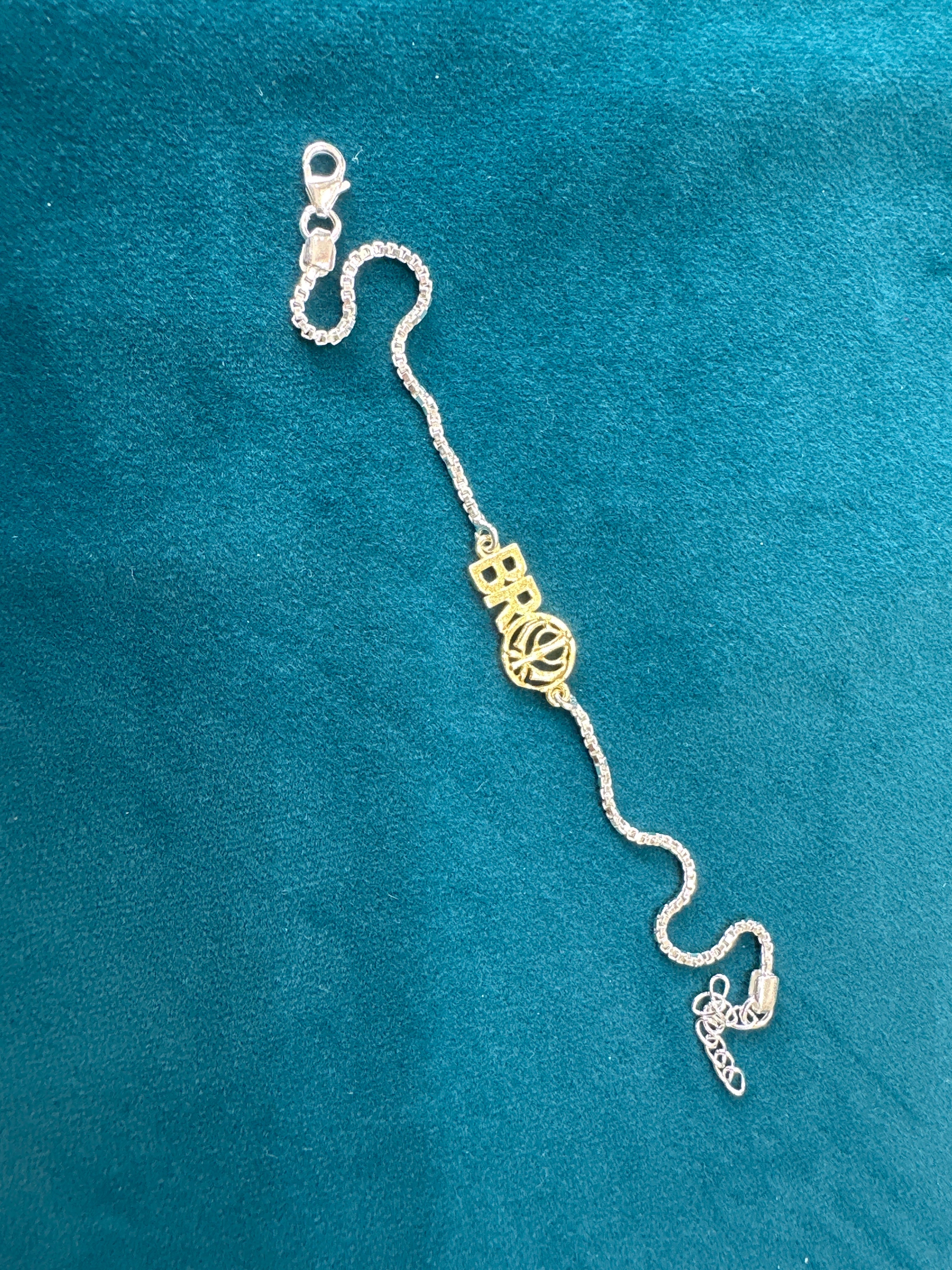 Silver Fancy Rakhi
