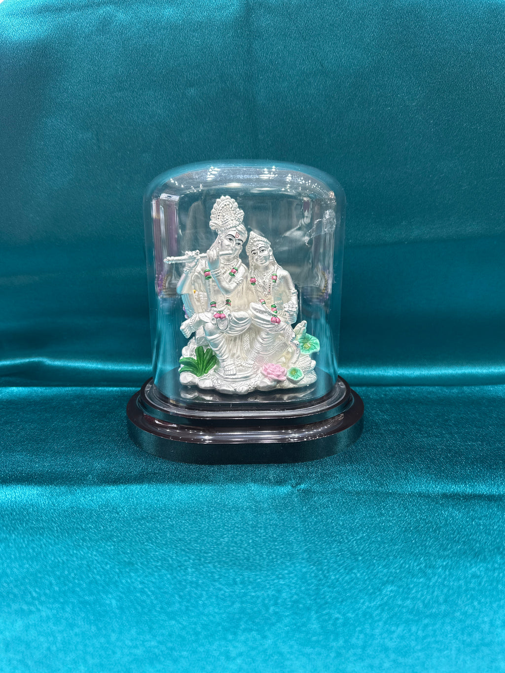 Pure Silver Radha Krishna Ji Idol (Murti)
