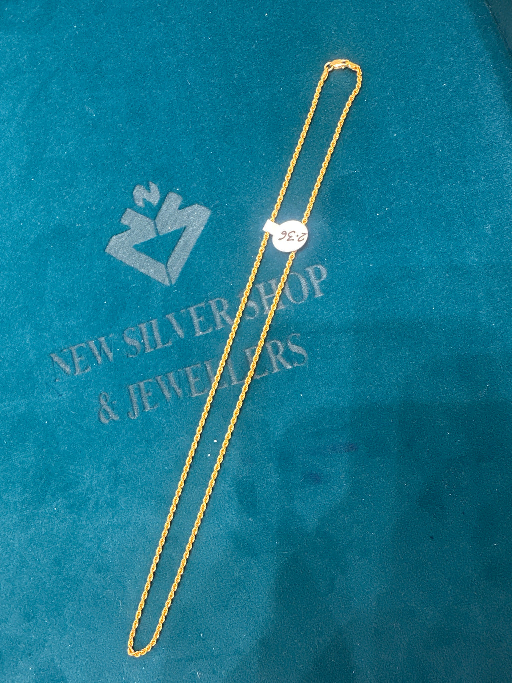22K Simple Rope Gold Chain