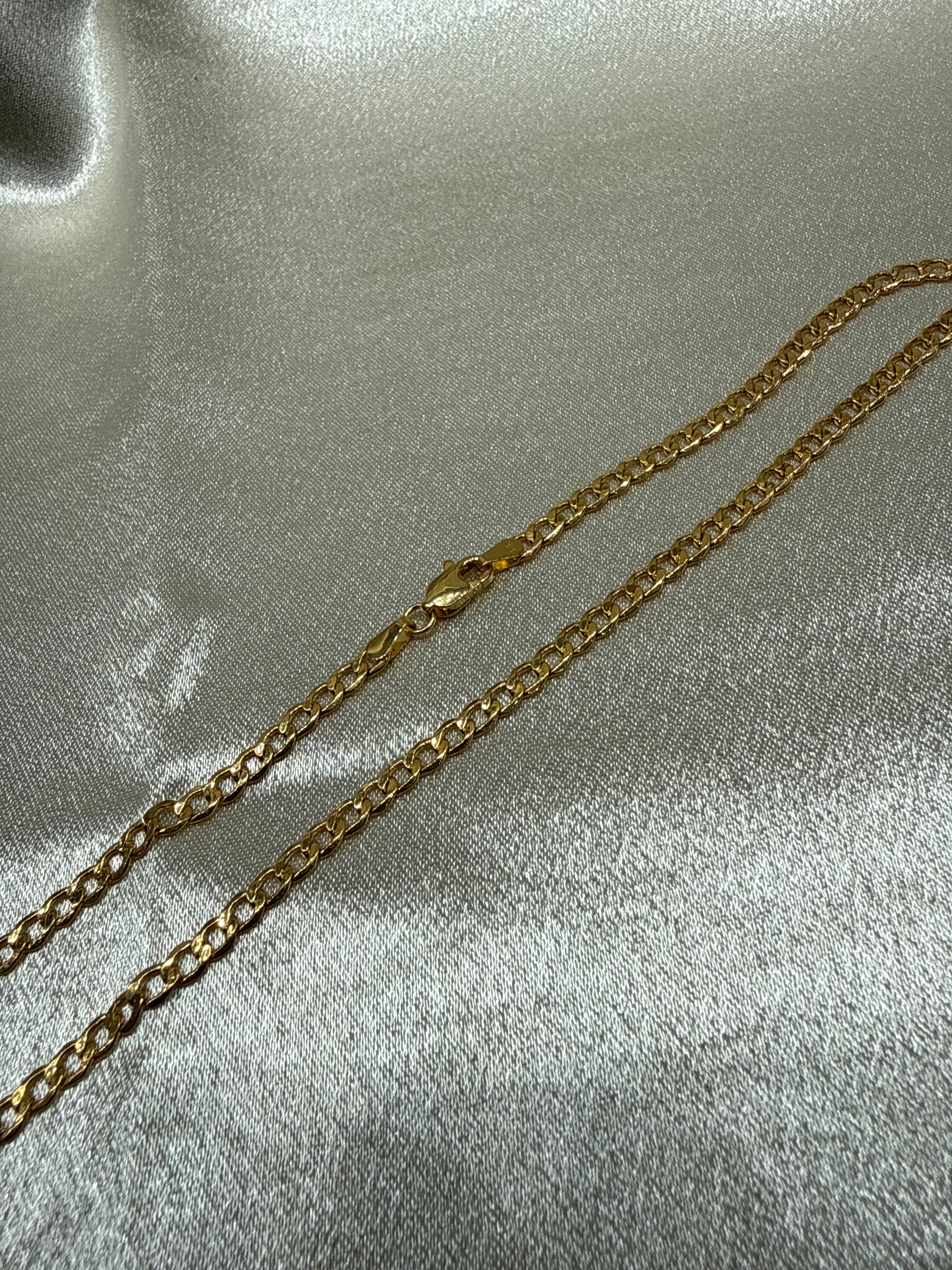 22K Gold Chain (Light Weight Cuban Link)