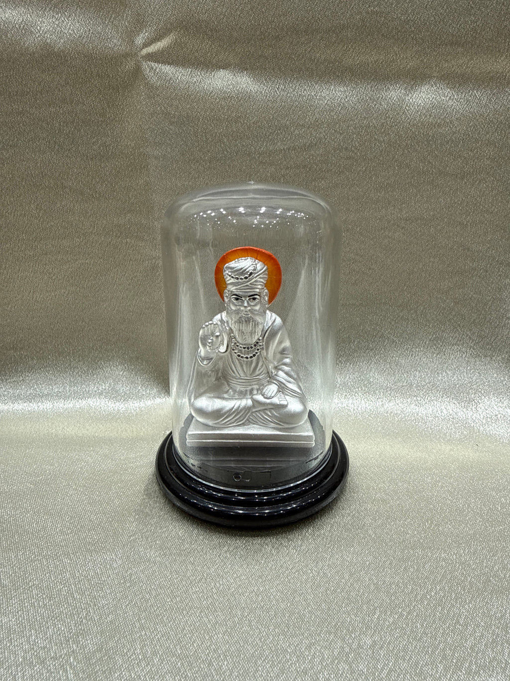 Pure Silver Guru Nanak Dev Ji Idol (Murti)