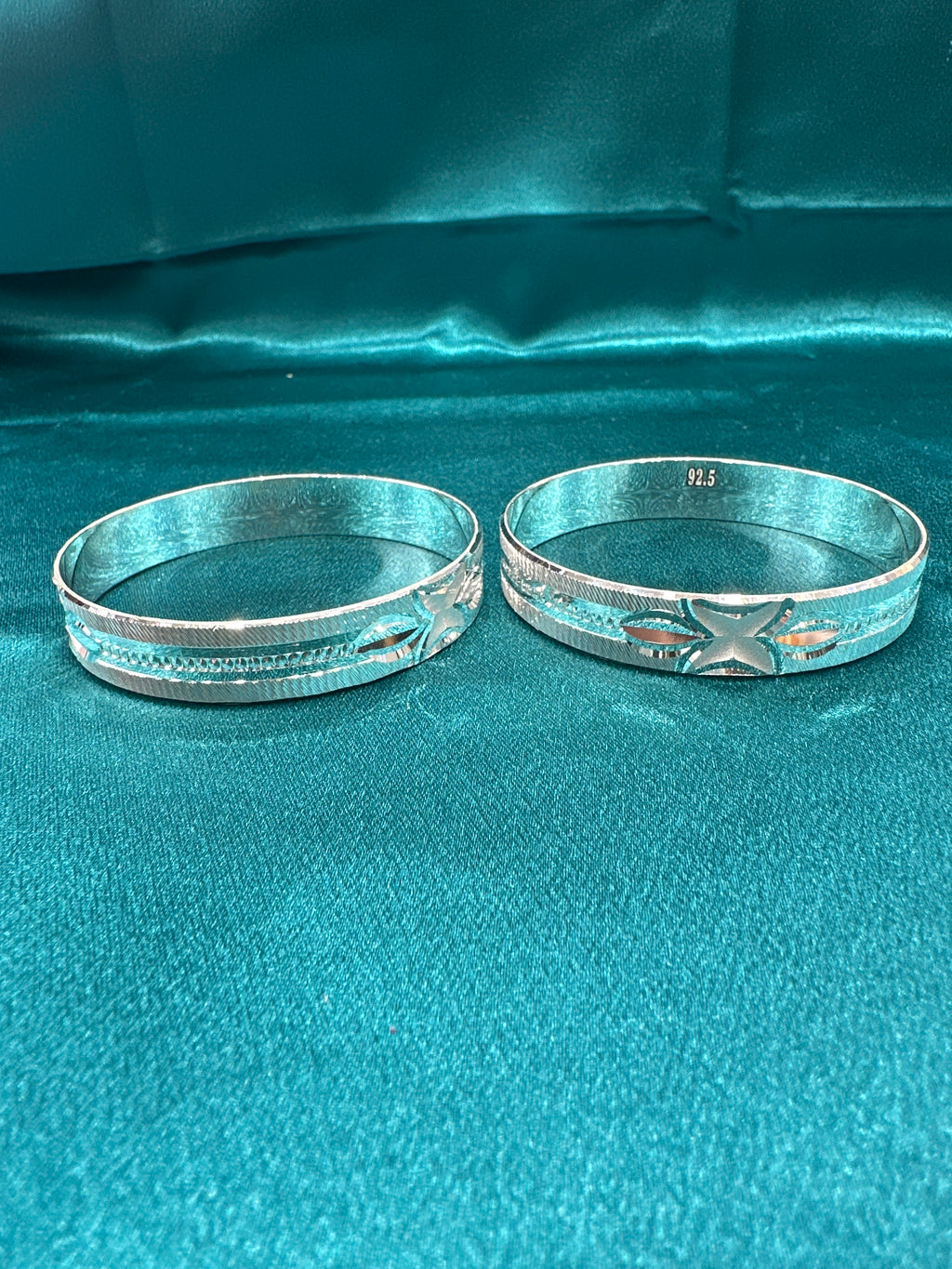 Designer Silver Bangles