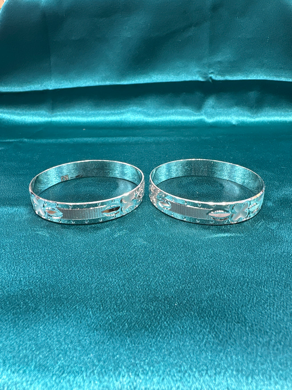 Designer Silver Bangles
