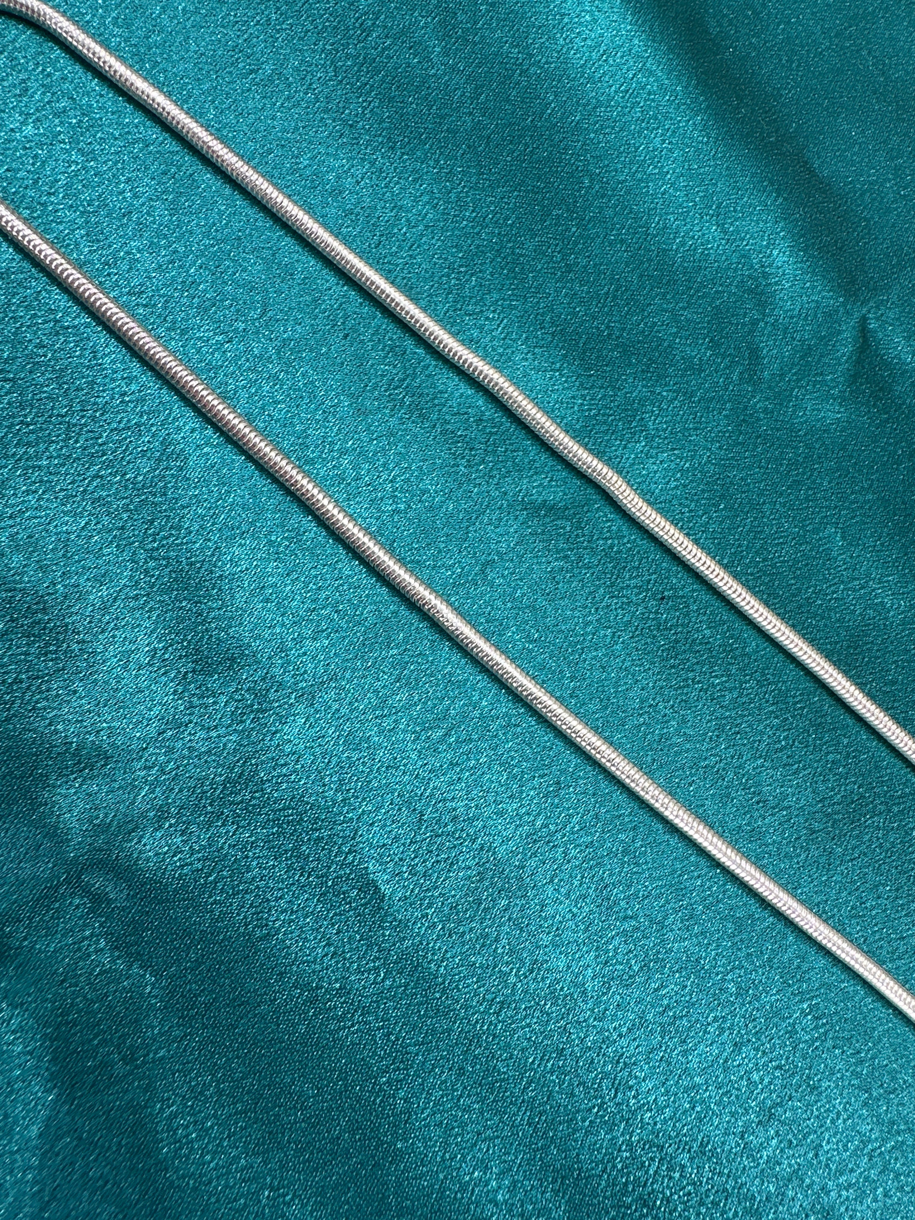 3mm snake silver chain