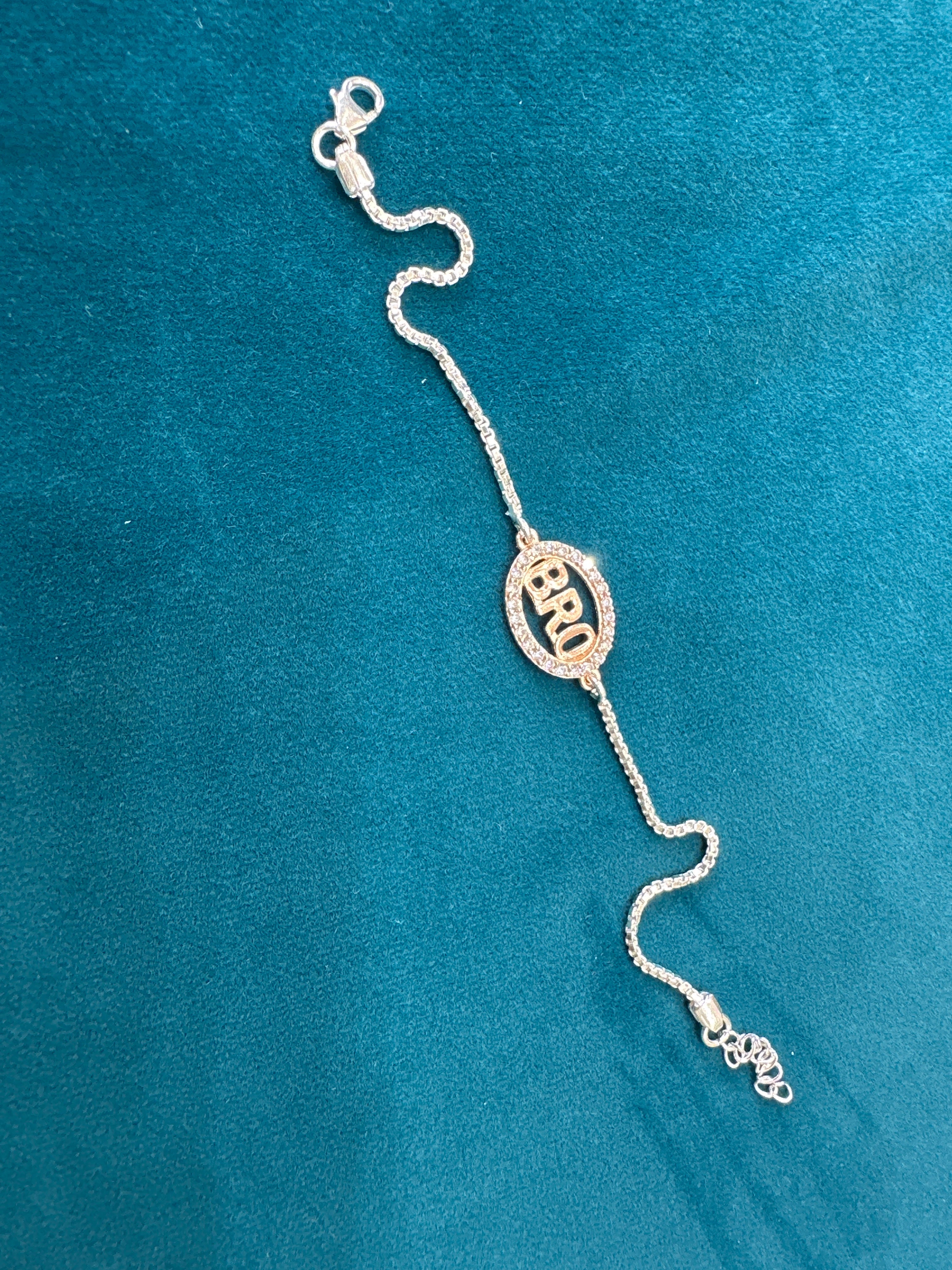 Silver Fancy Rakhi