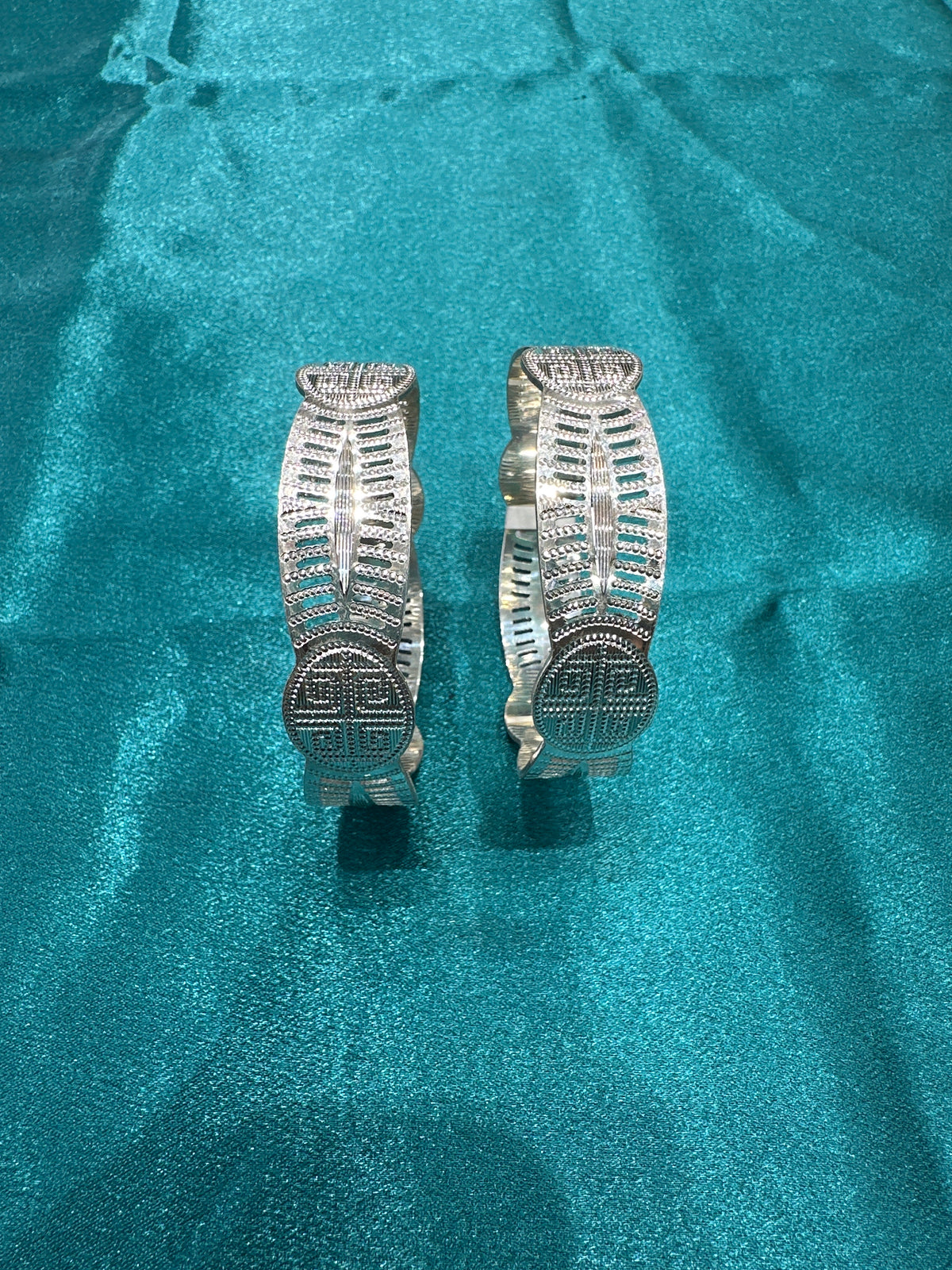 Designer Silver Bangles