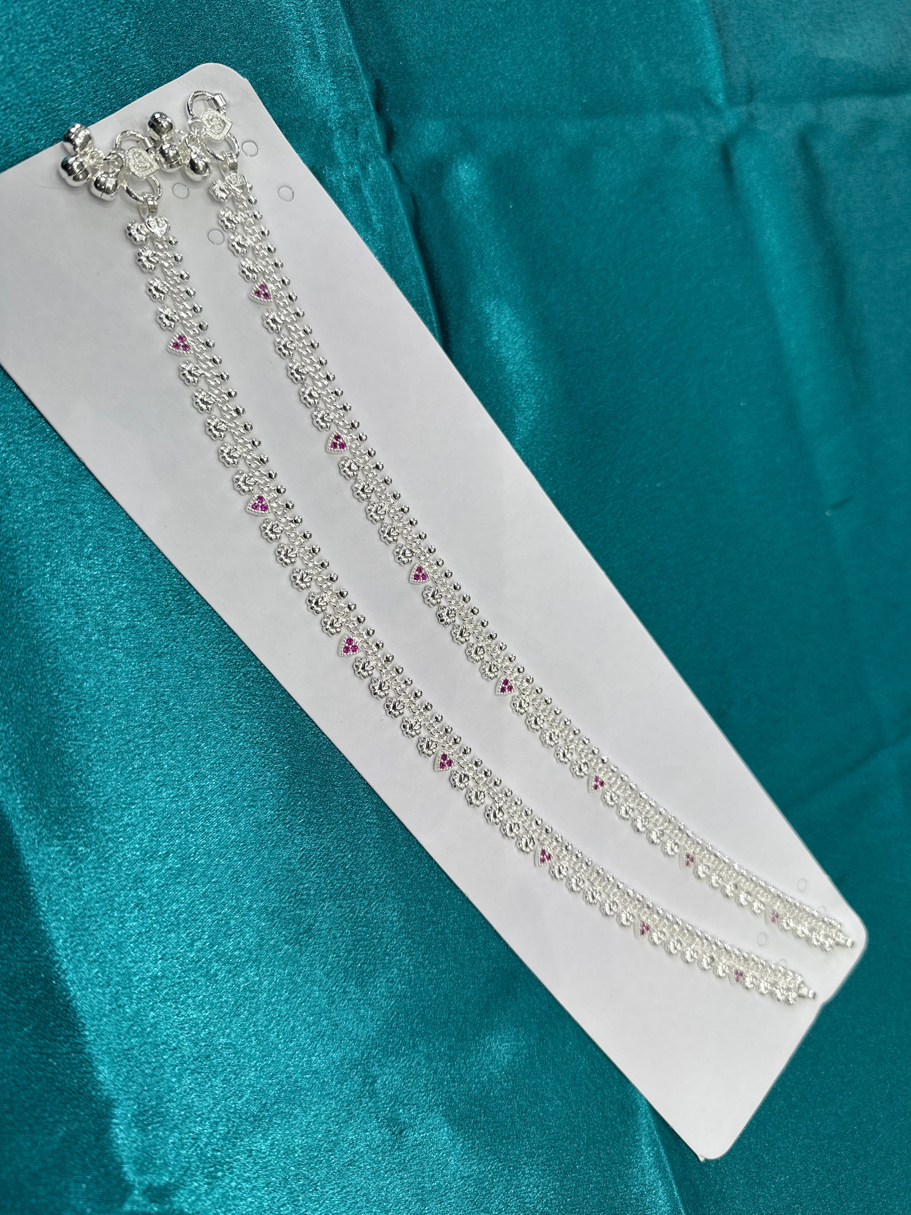 Women’s Fancy/Traditional Silver Anklet