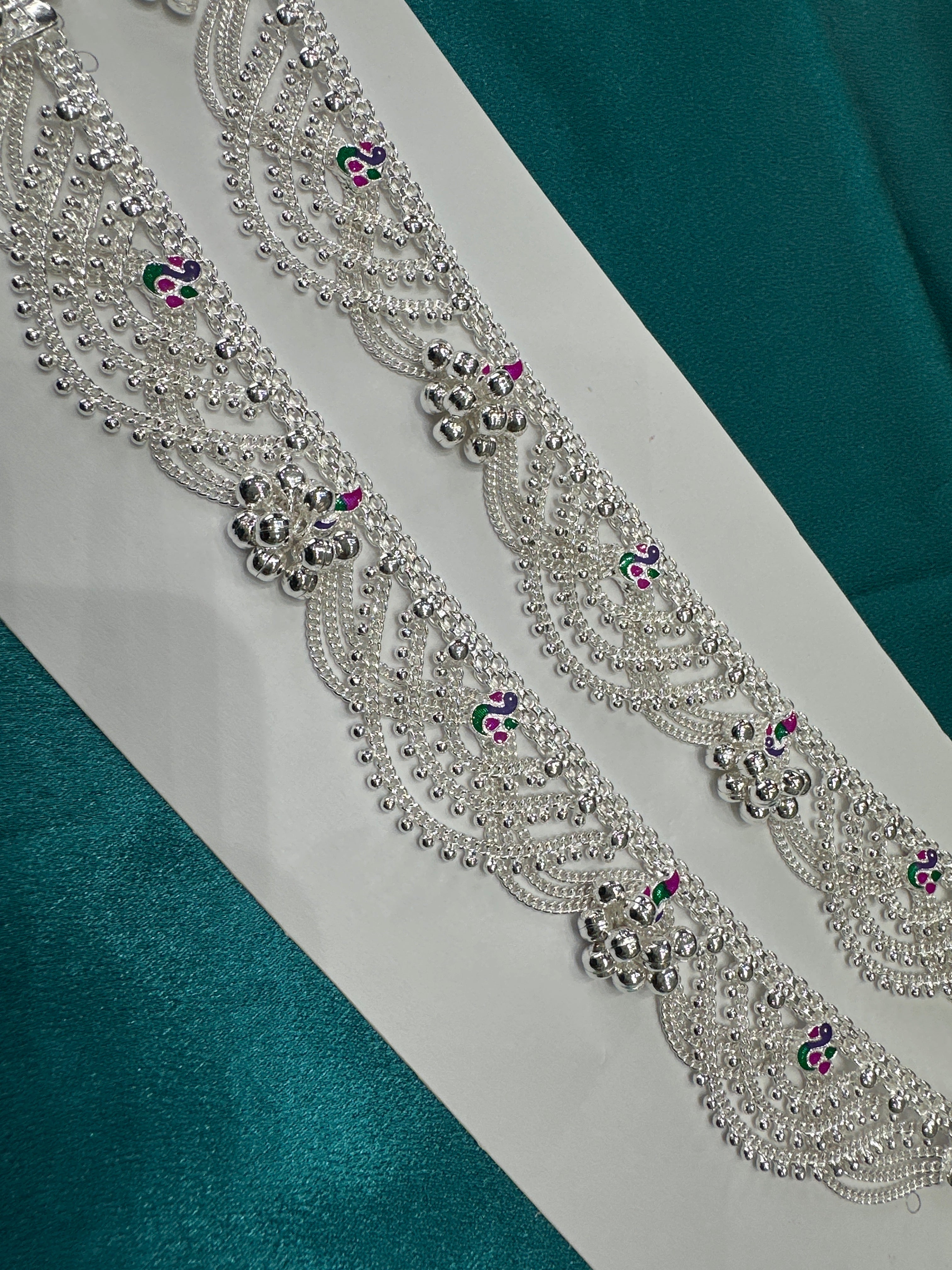 Women’s Fancy/Traditional Silver Anklet