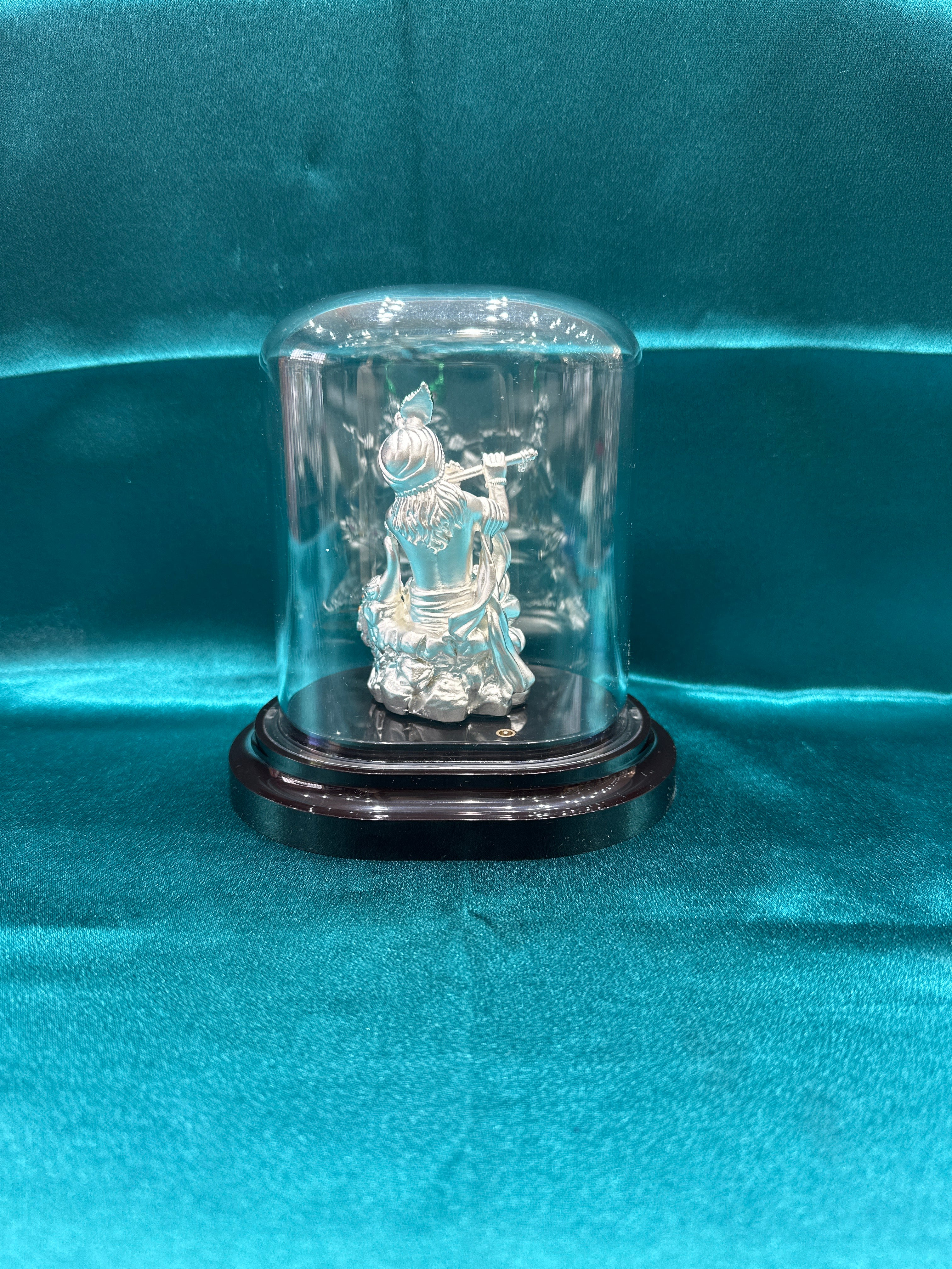 Pure Silver Krishna Ji Idol (Murti)