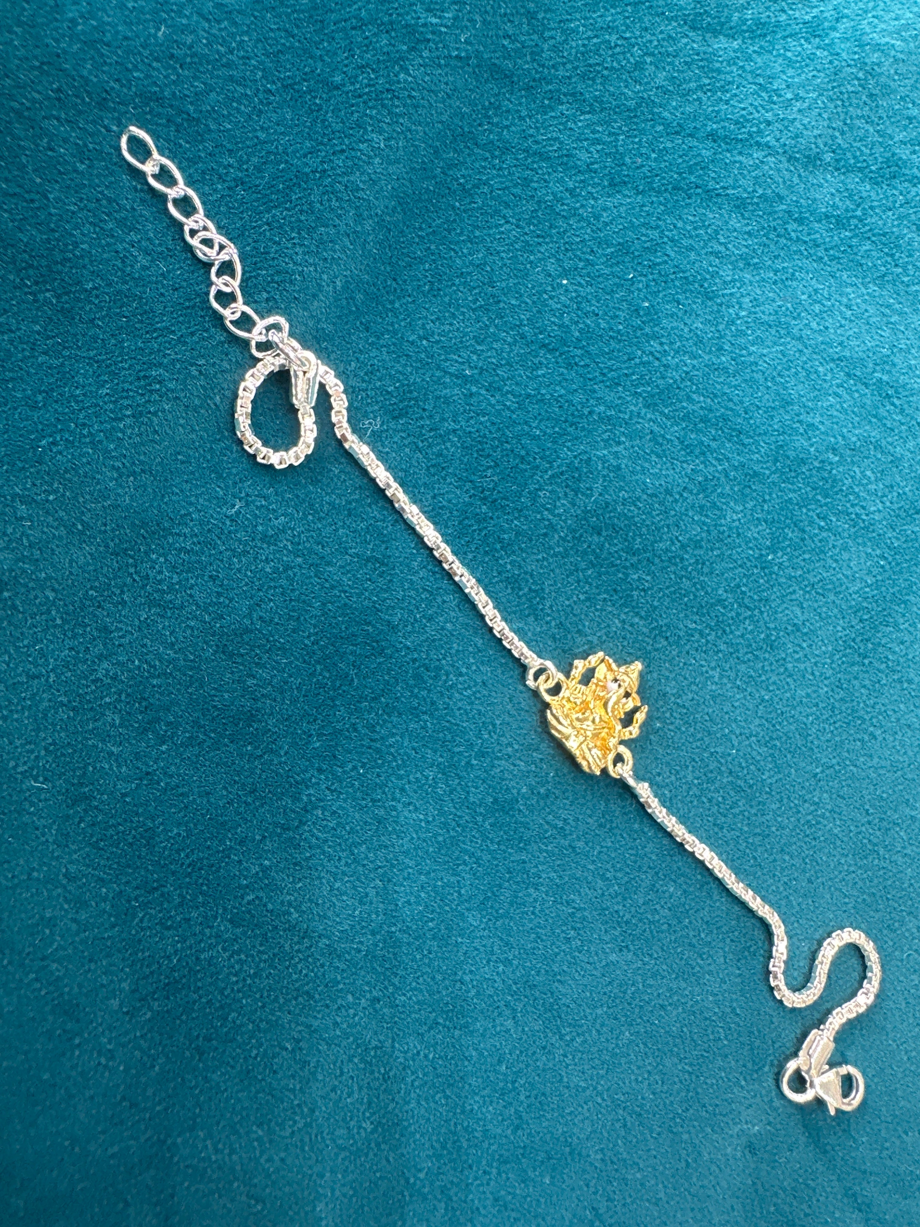 Silver Fancy Rakhi