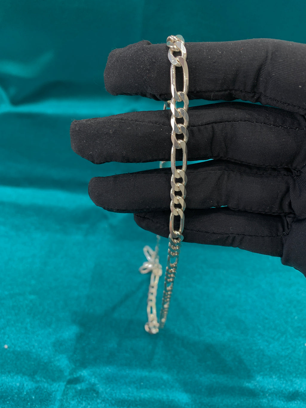 3.5 mm Figaro silver chain