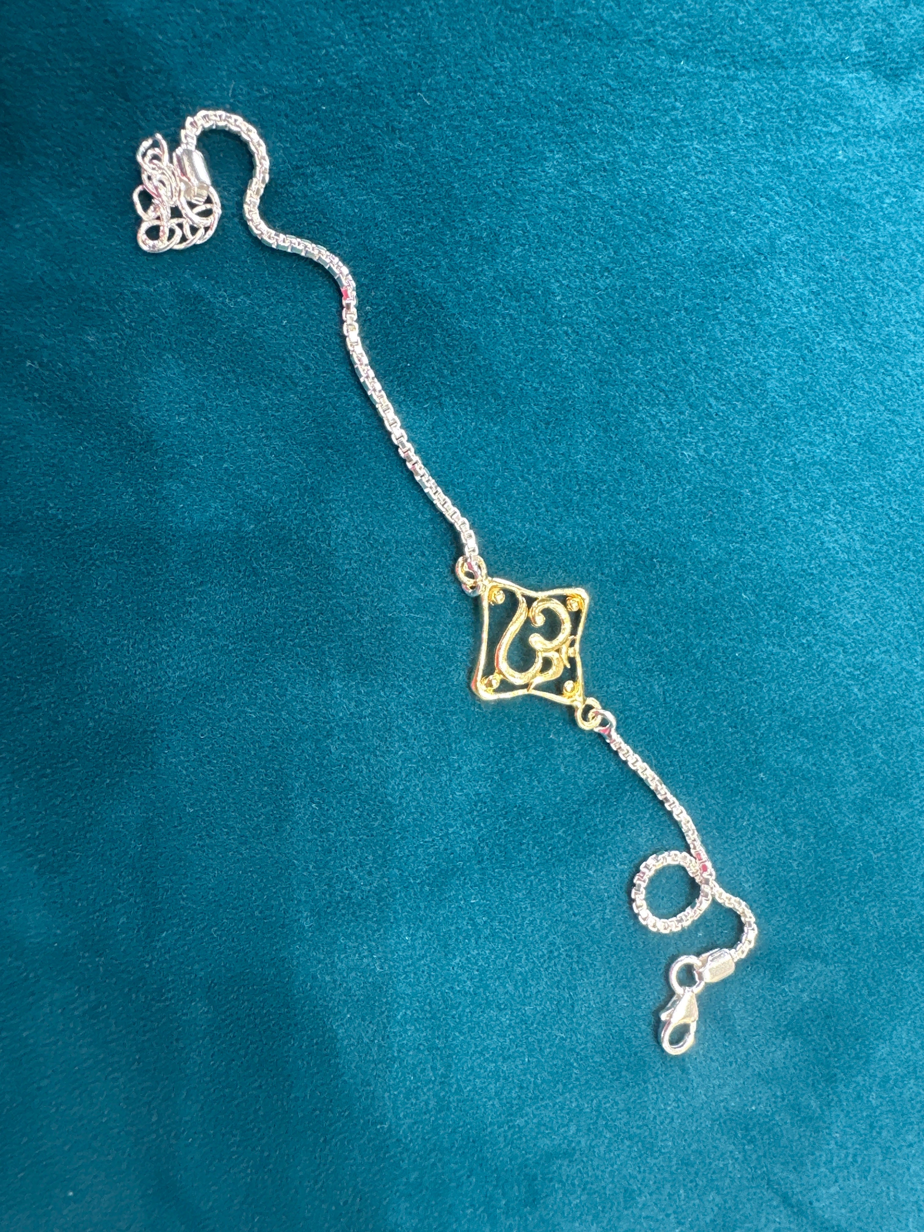 Silver Fancy Rakhi