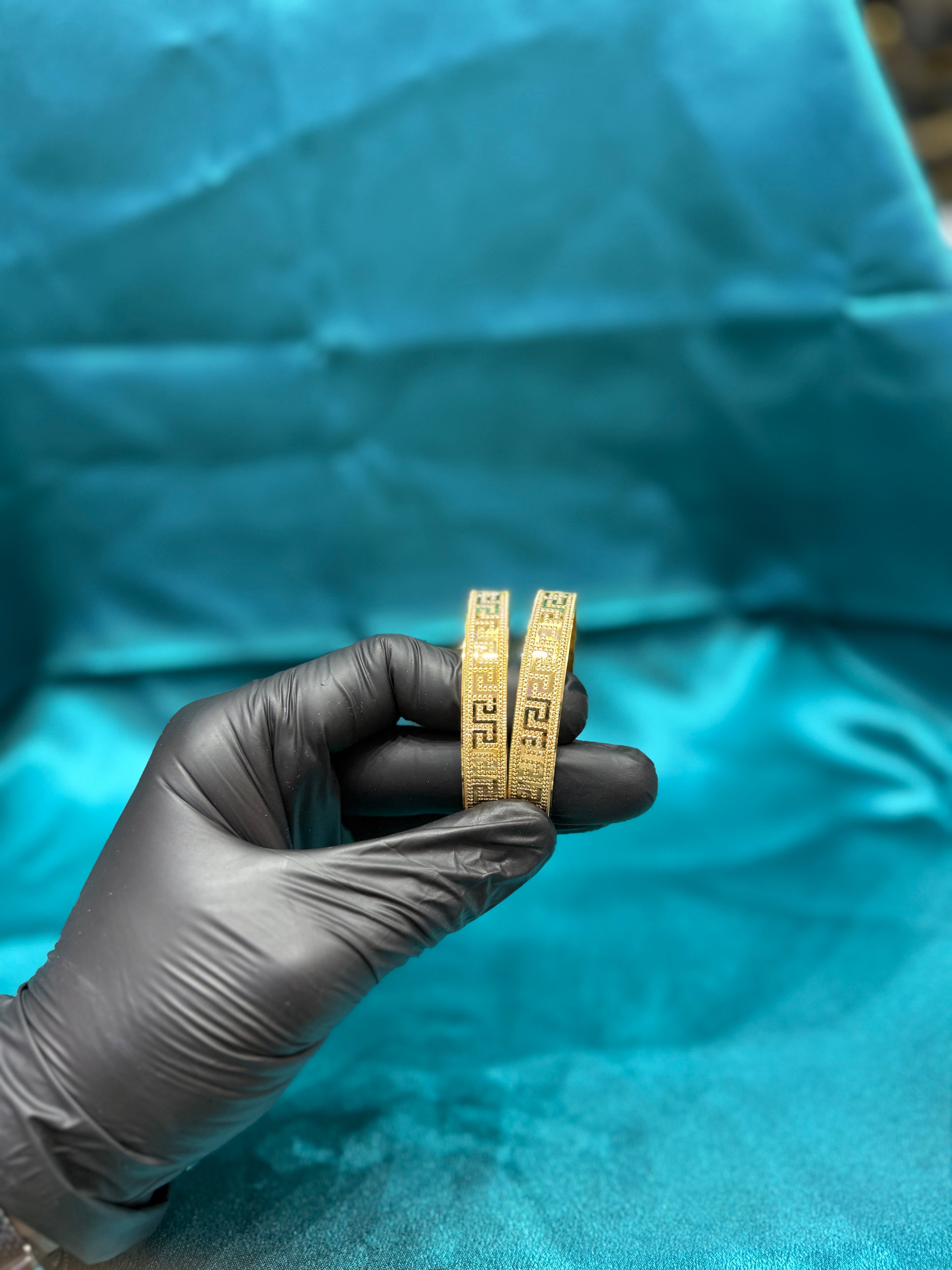 Women’s 22K Designer Bangles (Pair)