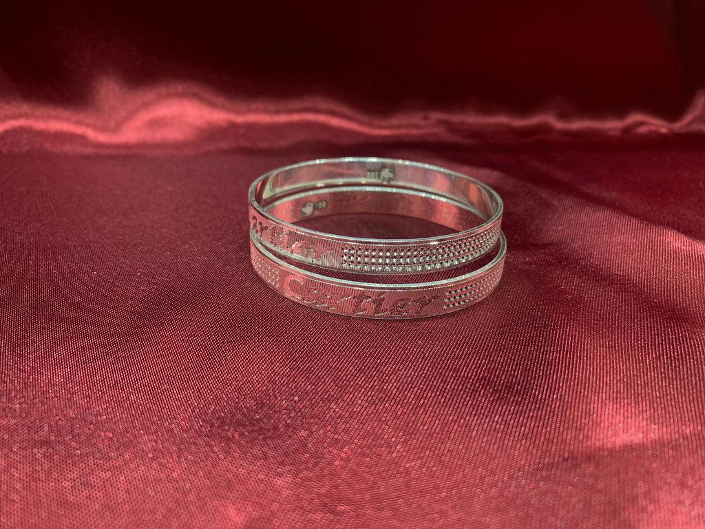 Traditional silver bangles B29