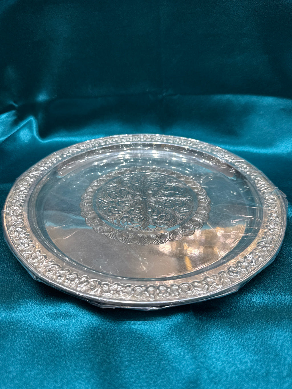 Designer Silver Plate (9.5 inch)