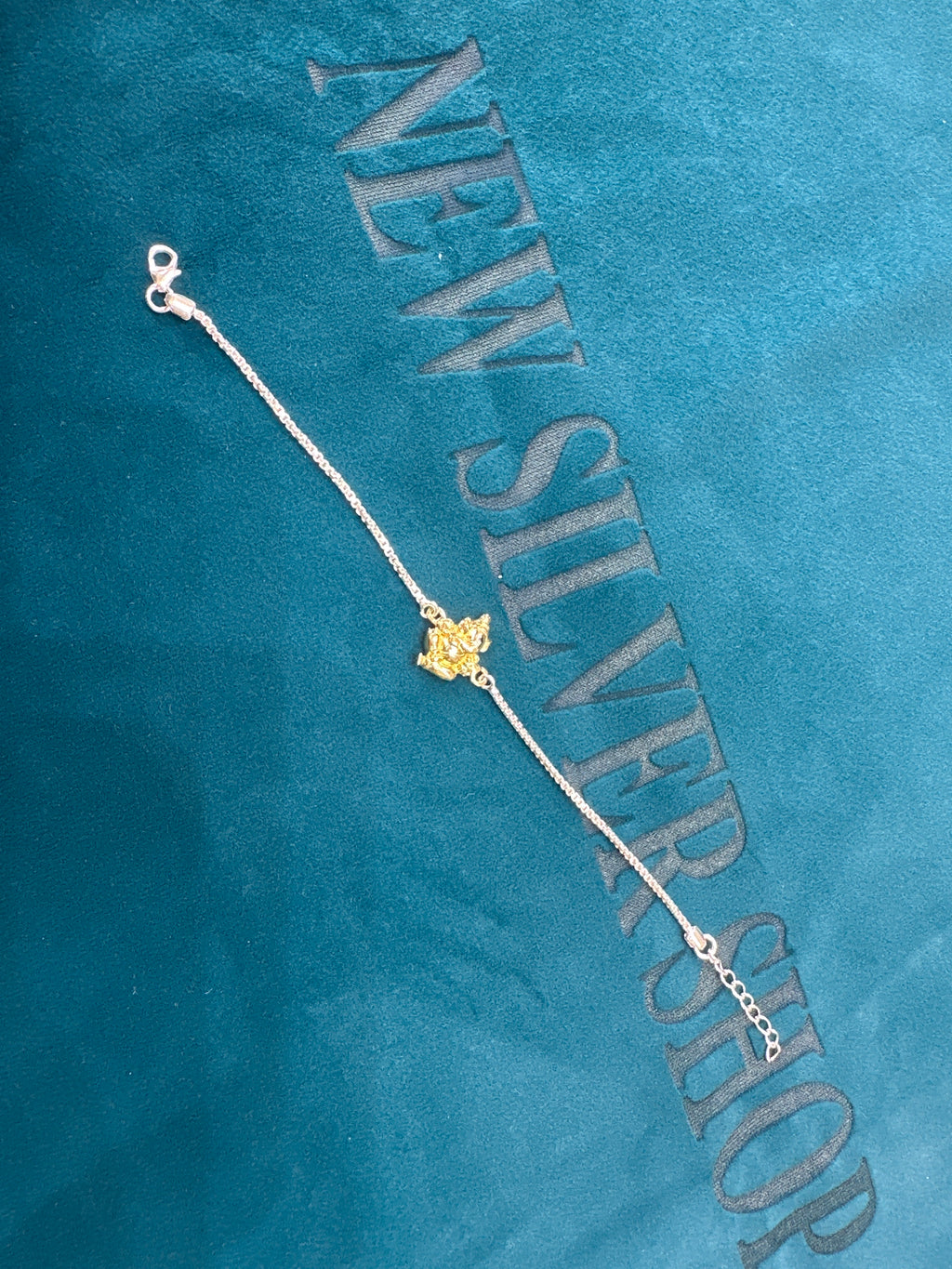 Silver Fancy Rakhi