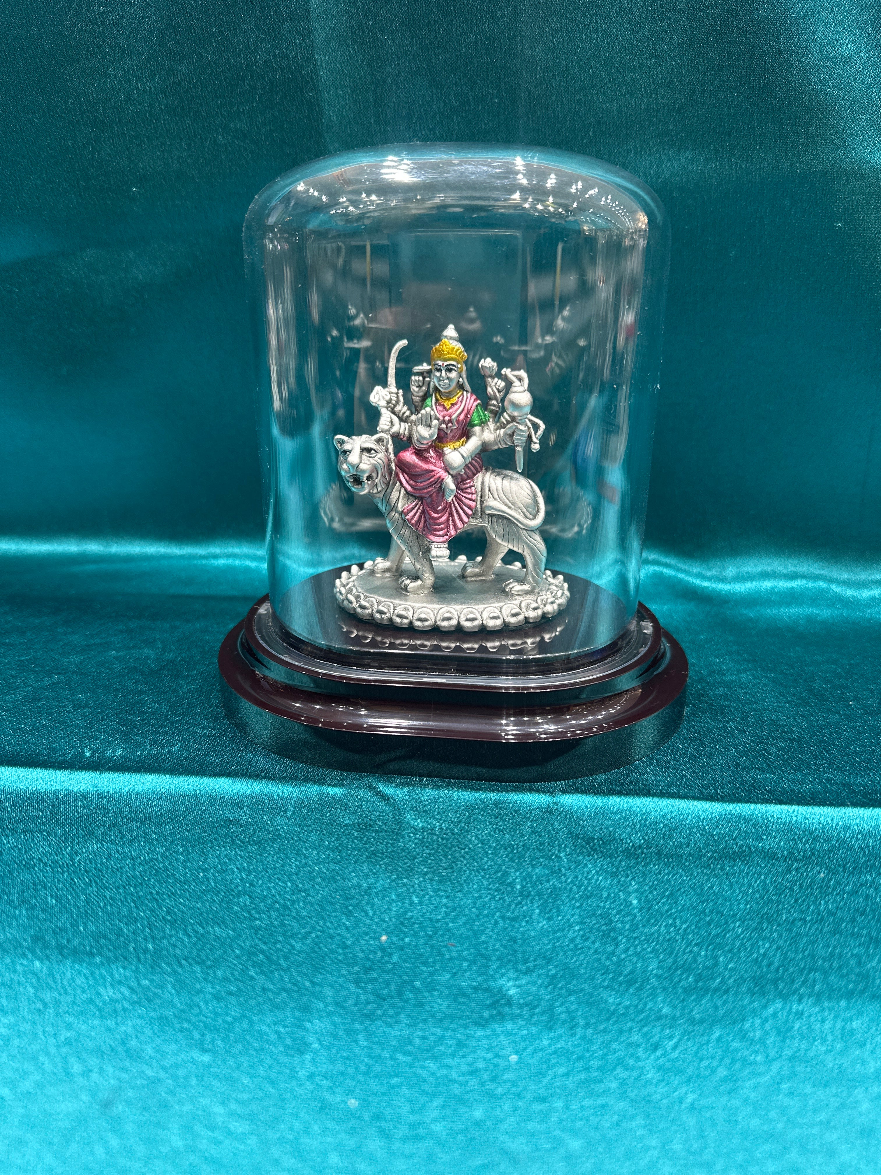 Pure Silver Ambe Mata Ji Idol (Murti)