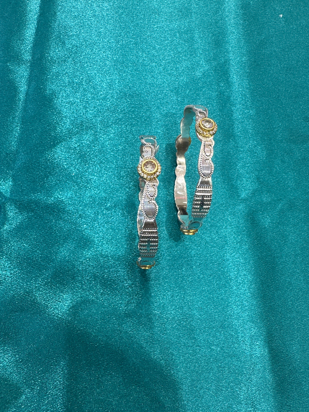 Designer Silver Bangles