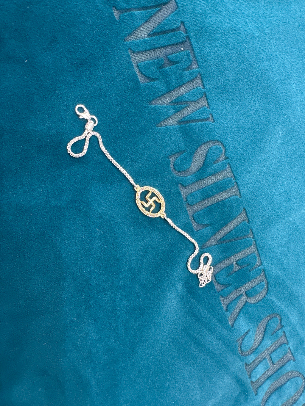 Silver Fancy Rakhi