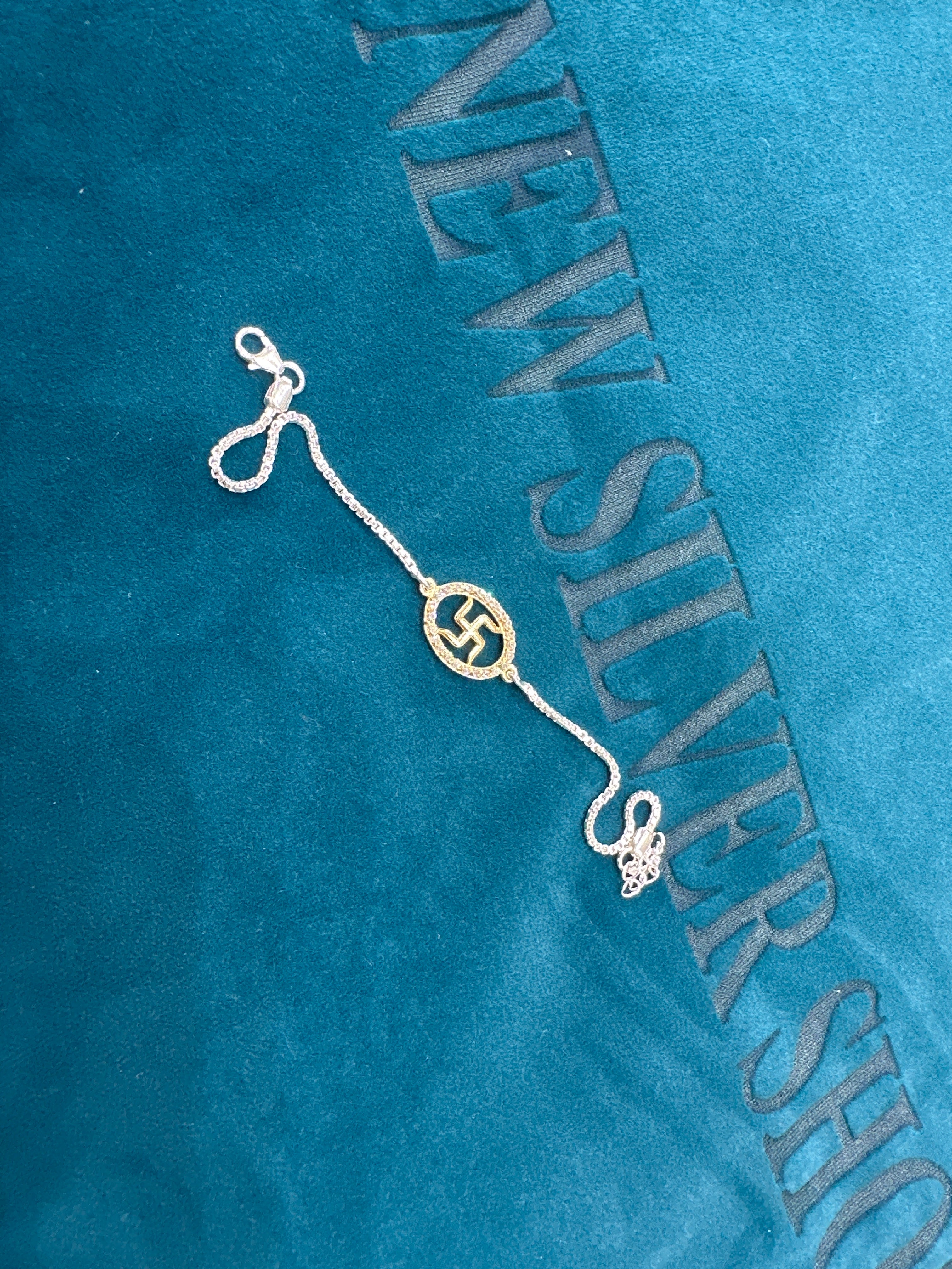Silver Fancy Rakhi