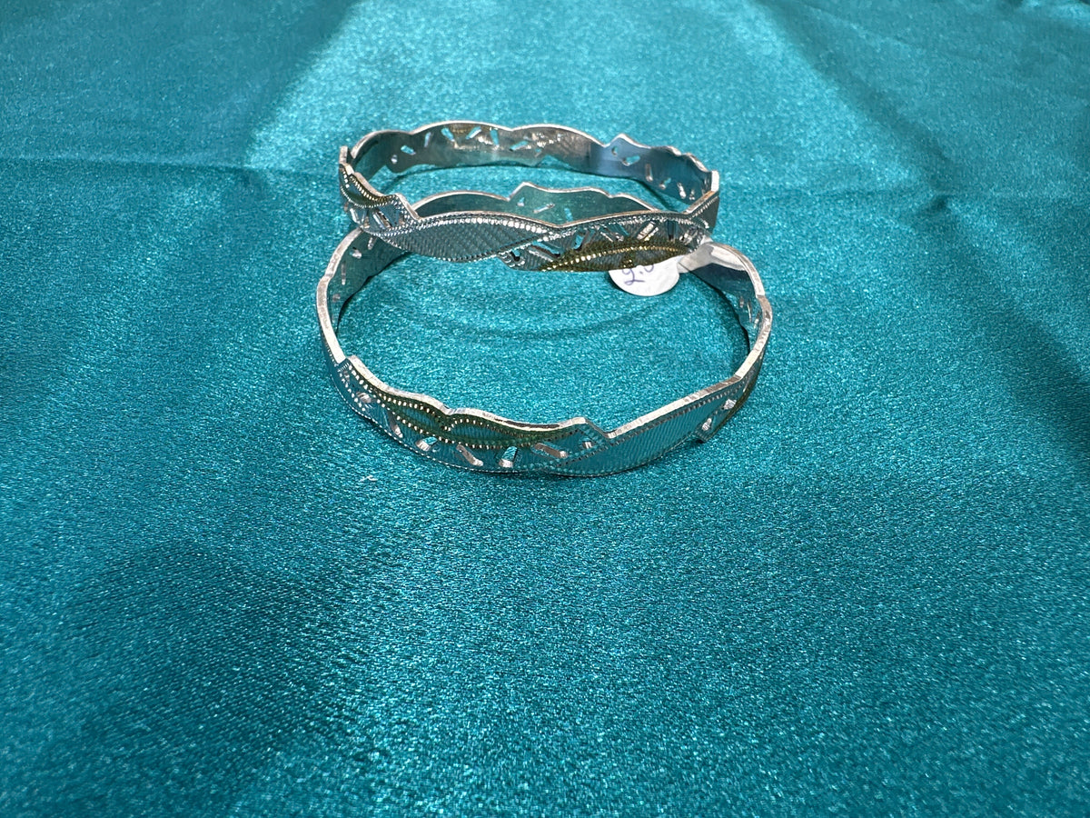 Designer Silver Bangles