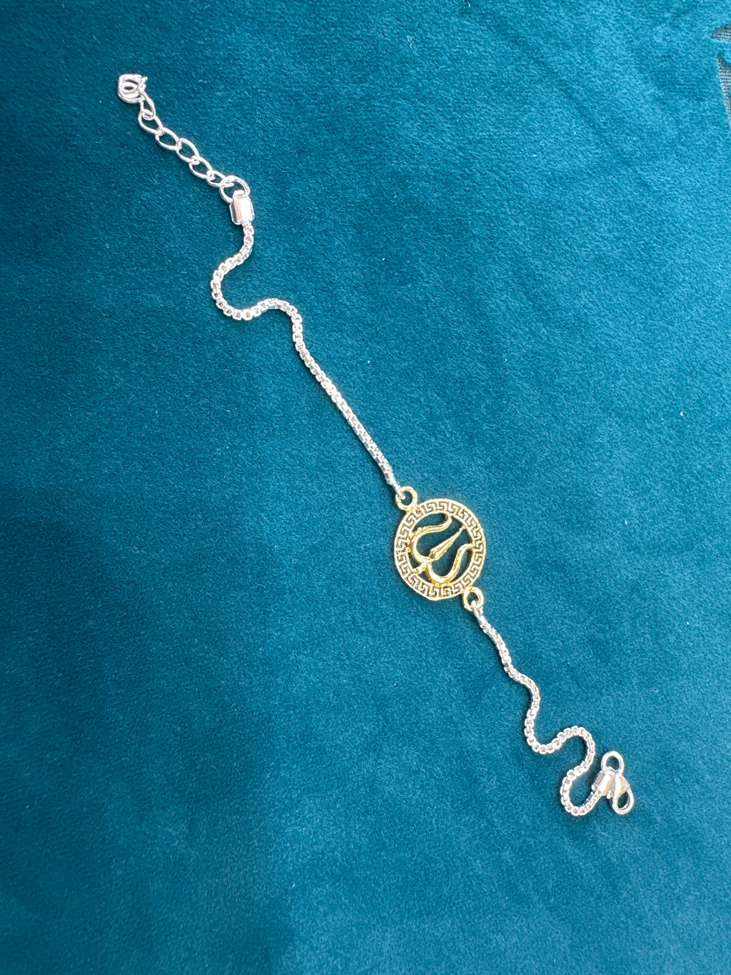 Silver Fancy Rakhi