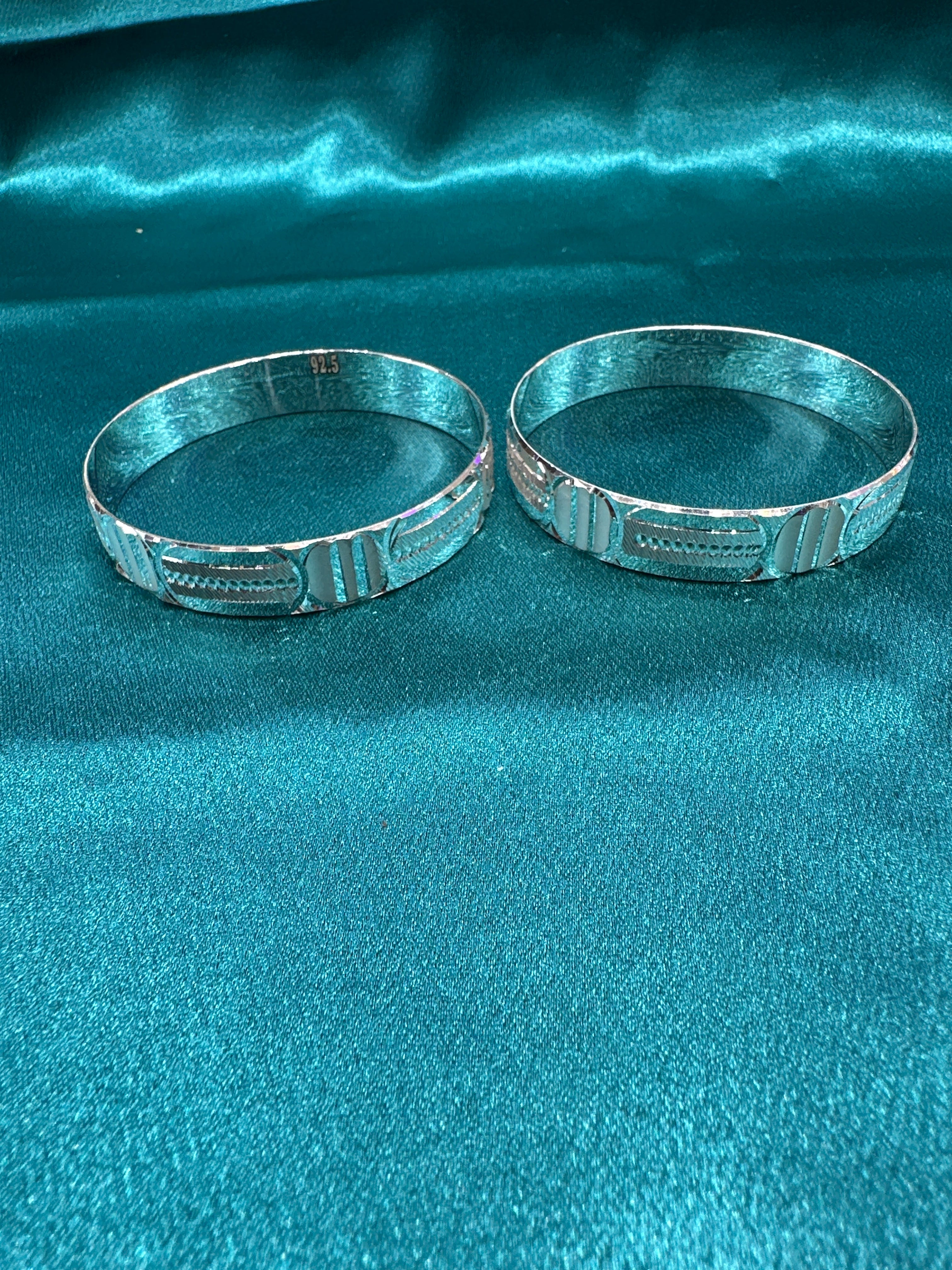 Designer Silver Bangles