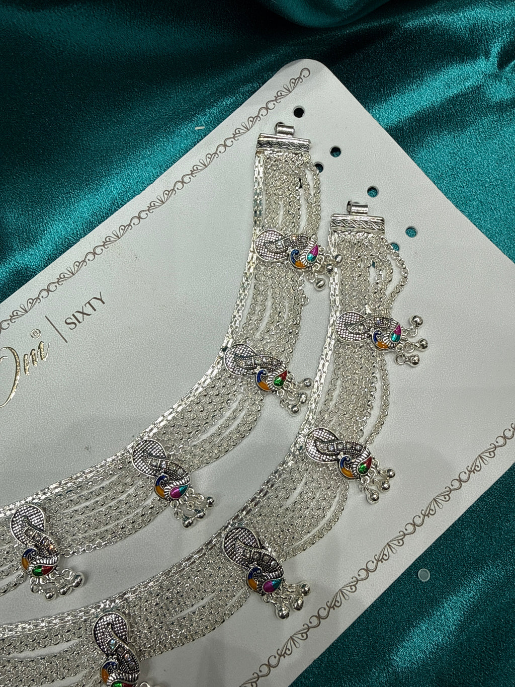 Women’s Traditional Heavy Weight Silver Anklet