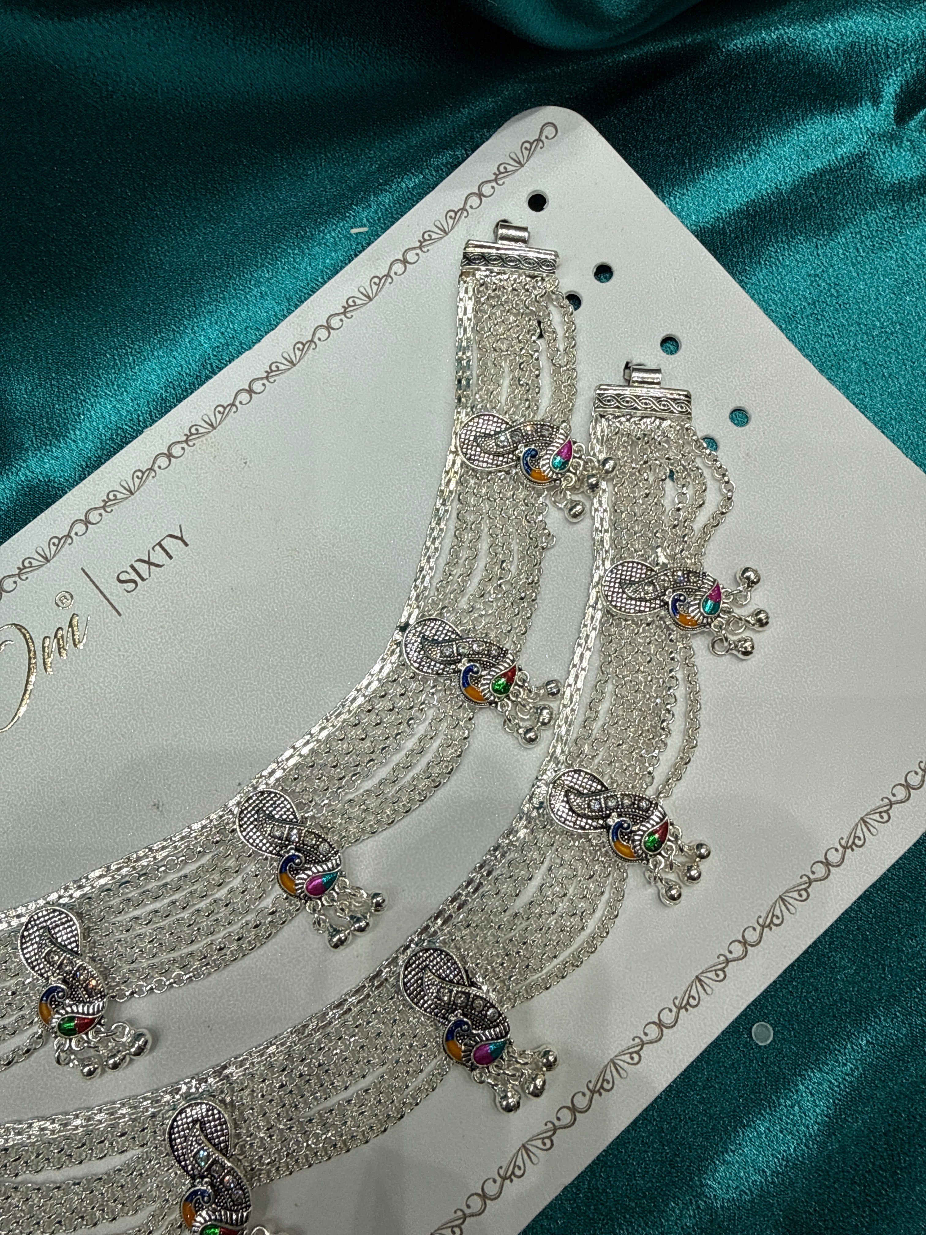 Women’s Traditional Heavy Weight Silver Anklet