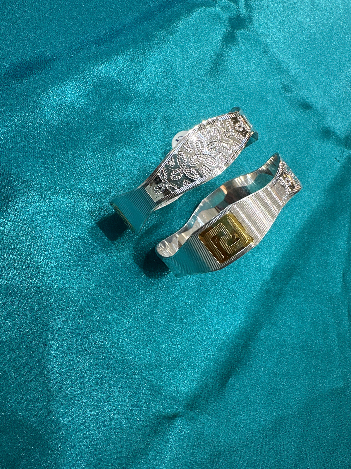 Designer Silver Bangles