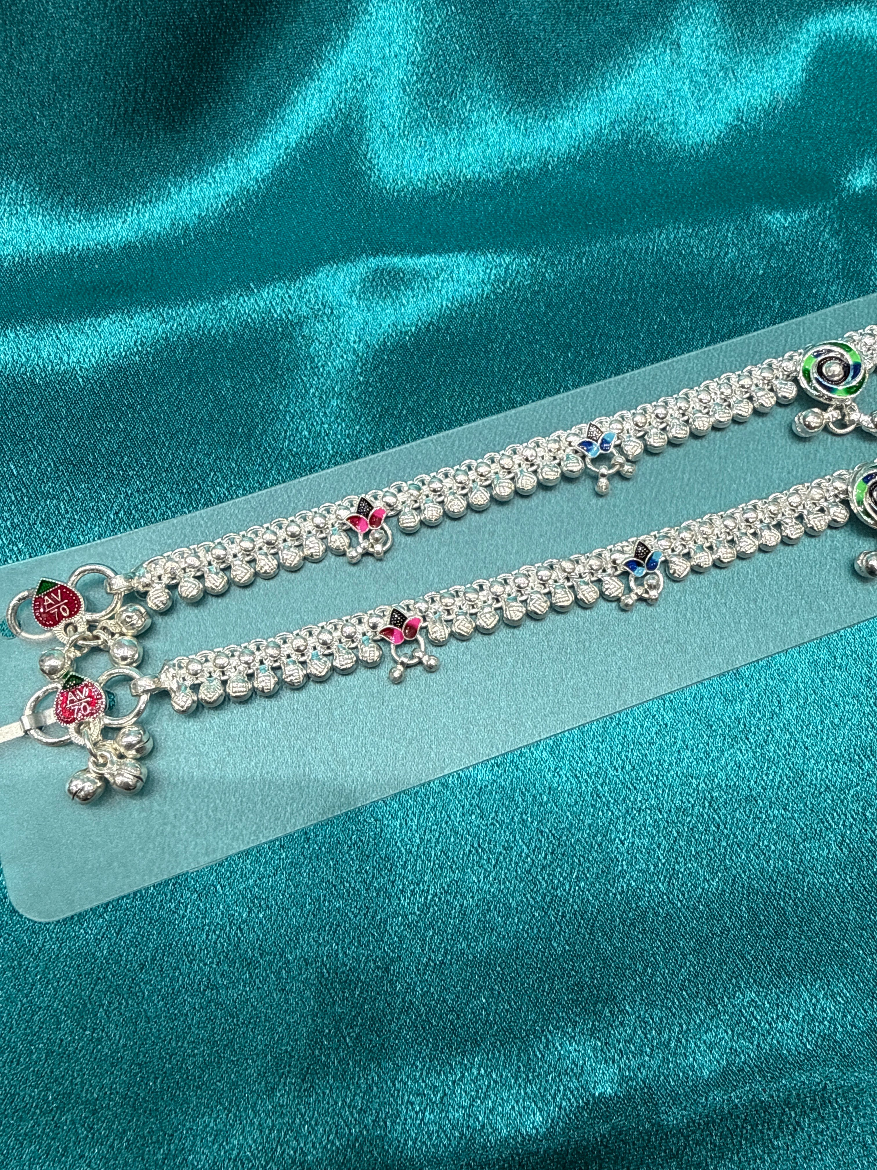 Women’s Fancy/Traditional Silver Anklet