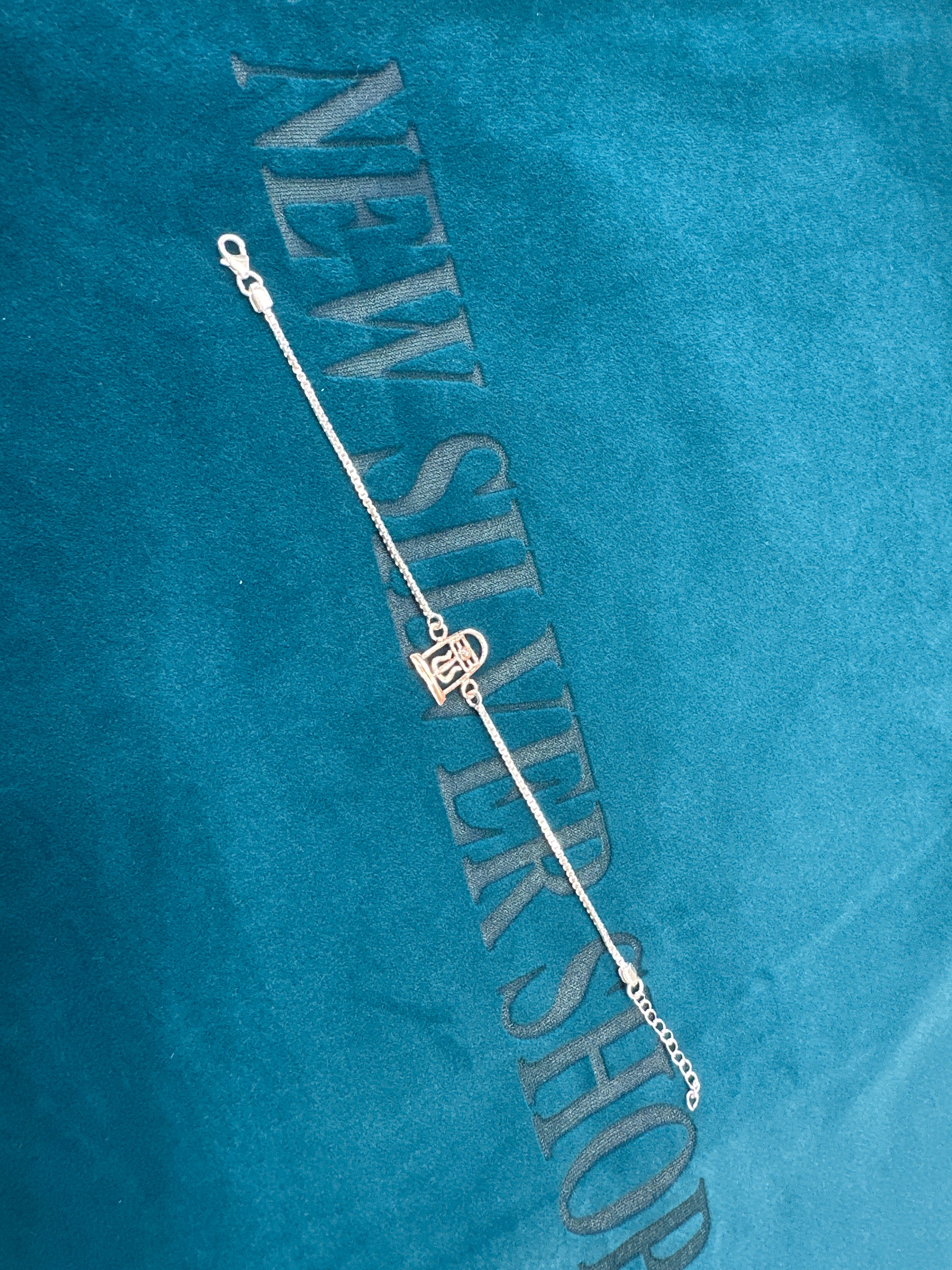 Silver Fancy Rakhi