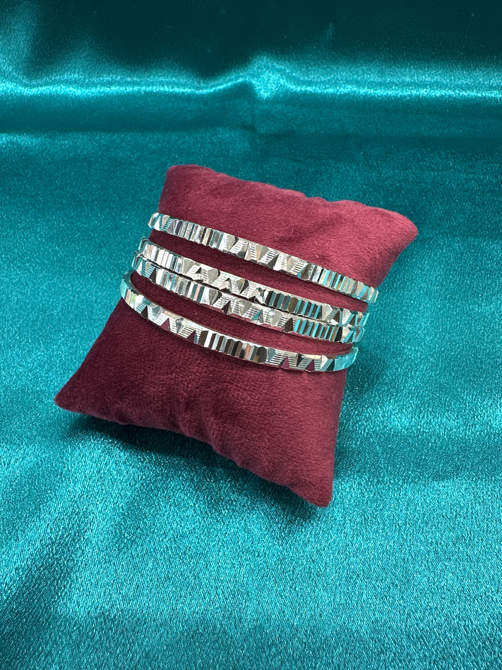 Designer Silver Bangles
