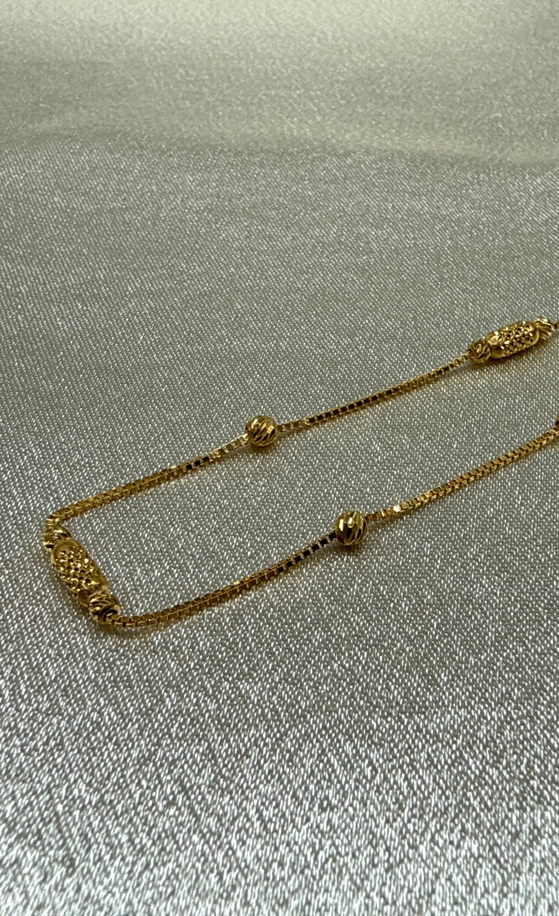 22K Gold Chain (Bead Design)