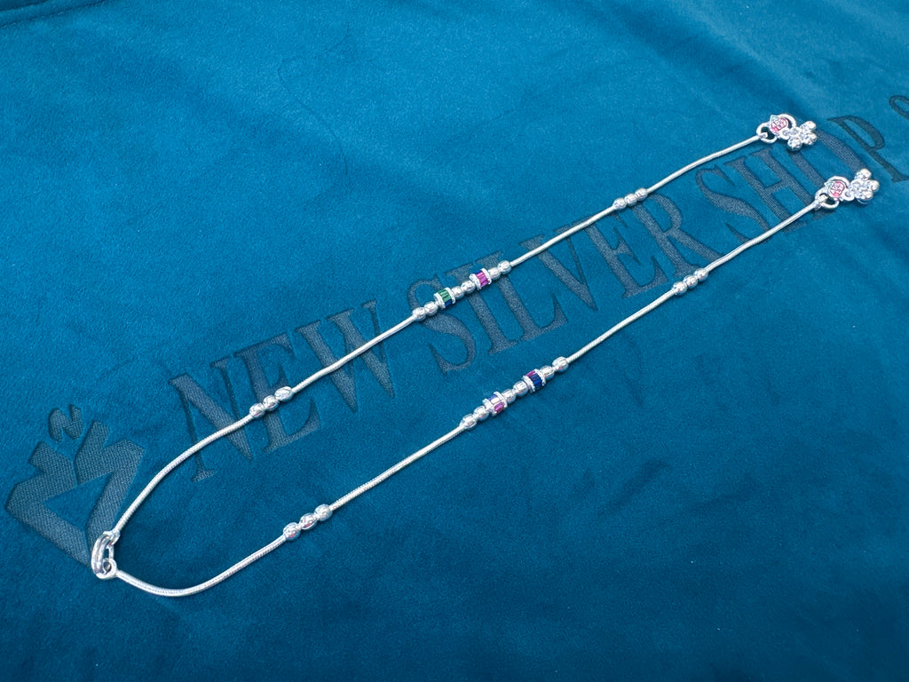 Women’s Fancy/Traditional Silver Anklet