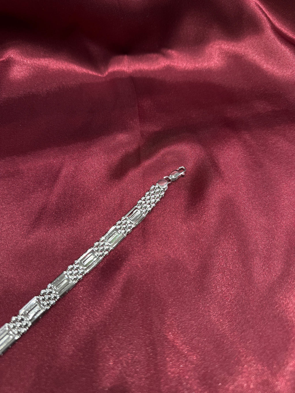 Men’s silver designer bracelet (10mm)