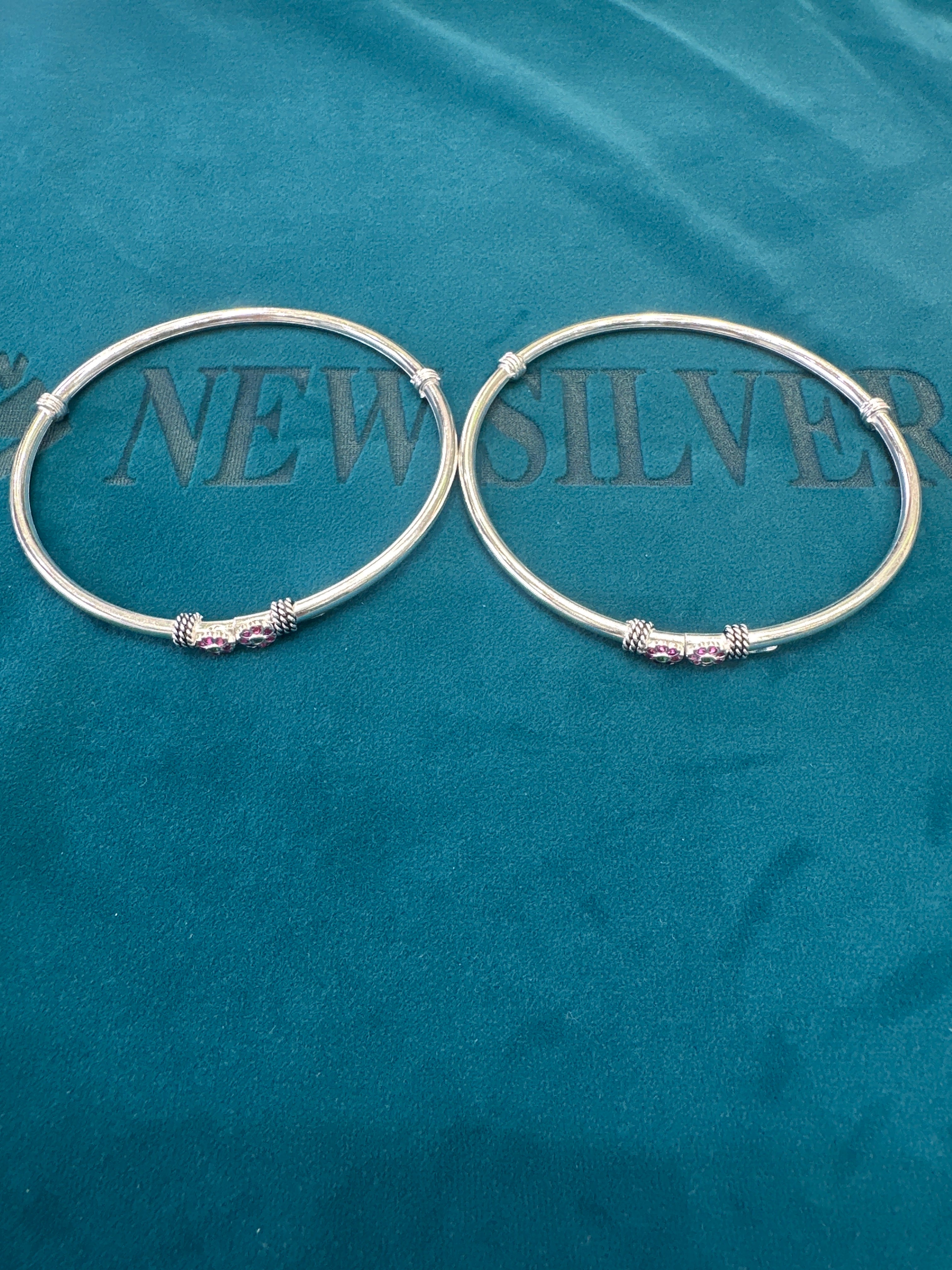 Women’s Fancy/Traditional Silver kada Anklet