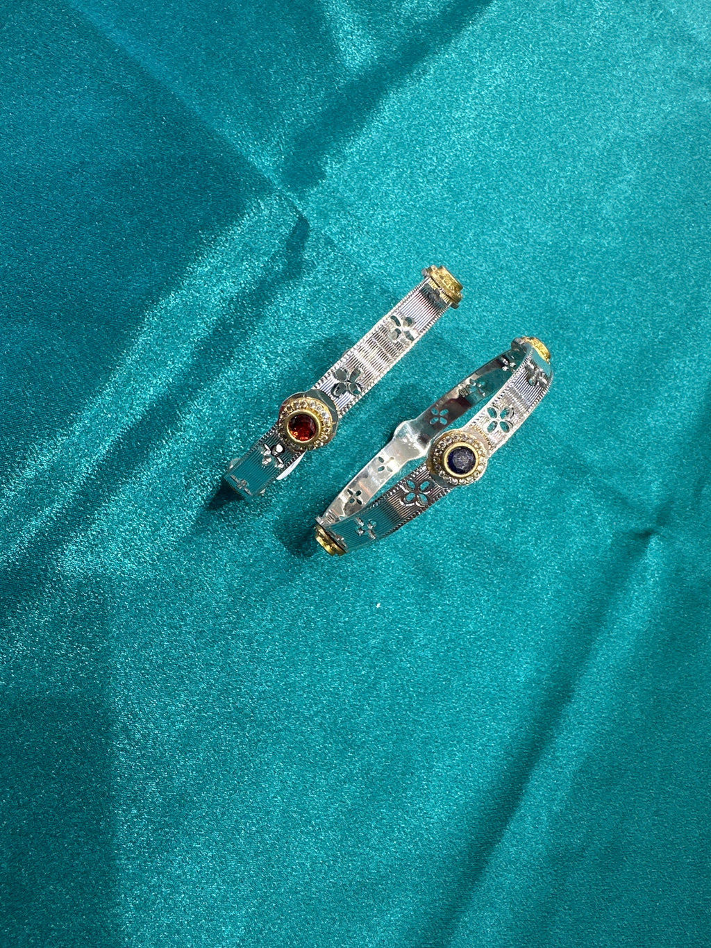 Designer Silver Bangles